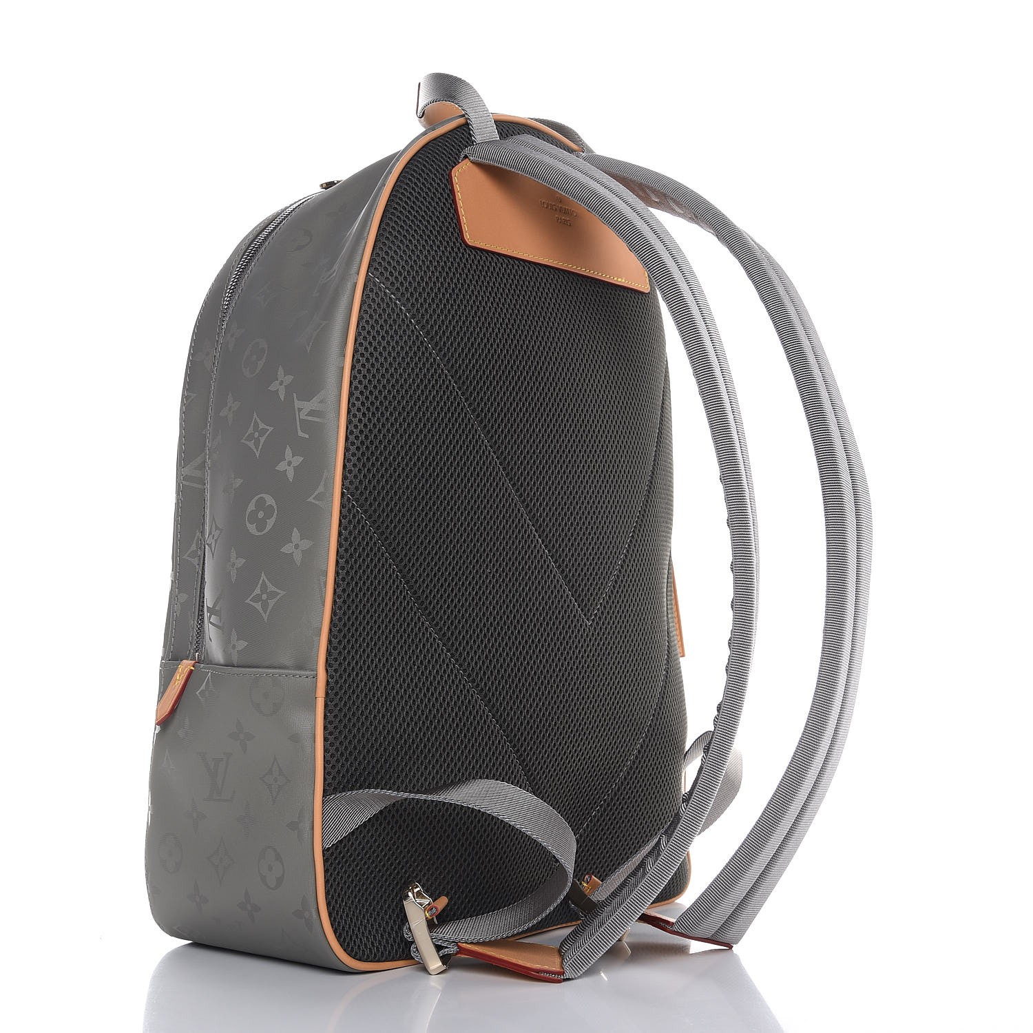 LOUIS VUITTON Monogram Titanium Backpack PM 284747