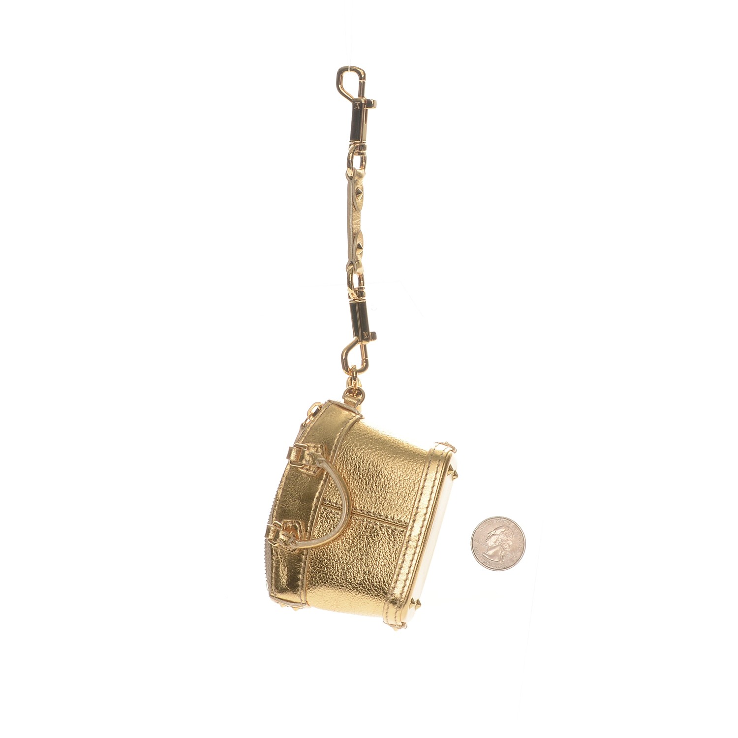 LOUIS VUITTON Suhali Mini Lockit Bag Charm Gold 185915