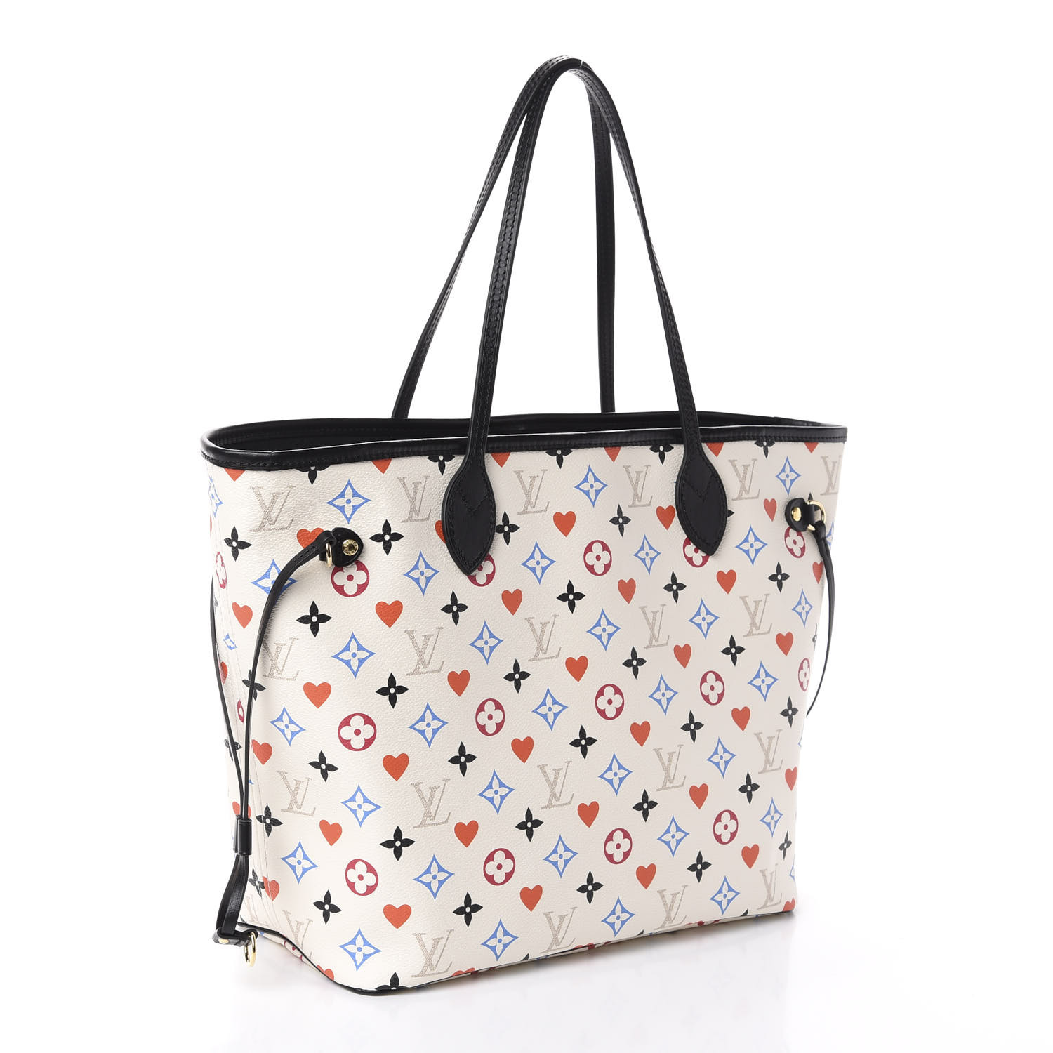 LOUIS VUITTON Game On Neverfull MM White, FASHIONPHILE