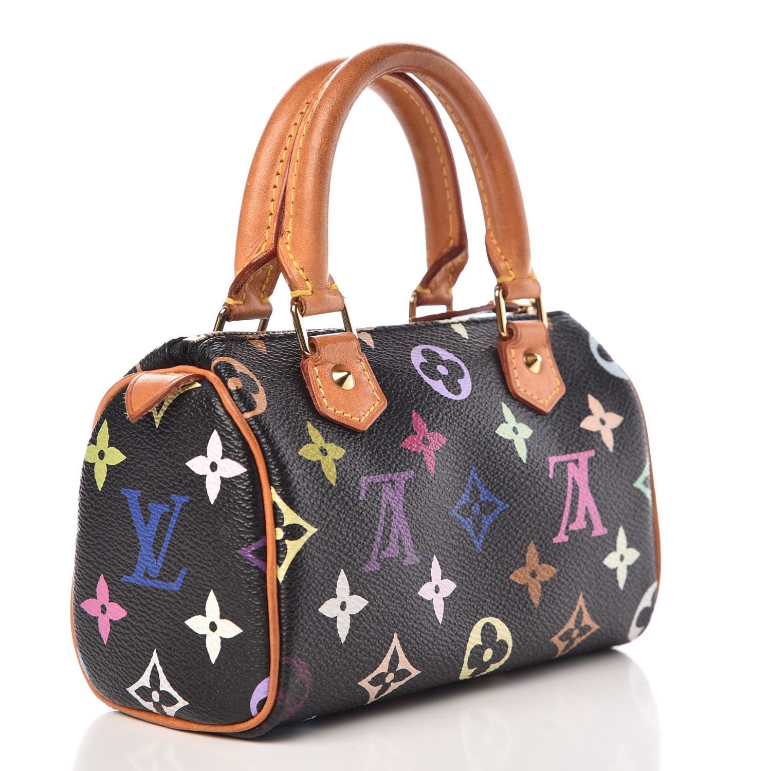 LOUIS VUITTON Multicolor Mini Sac HL Speedy Black 350916