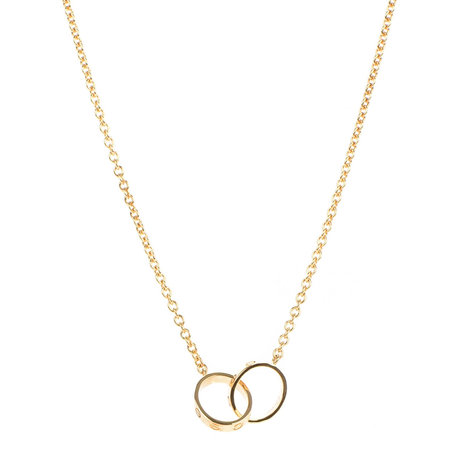 cartier love necklace chain length