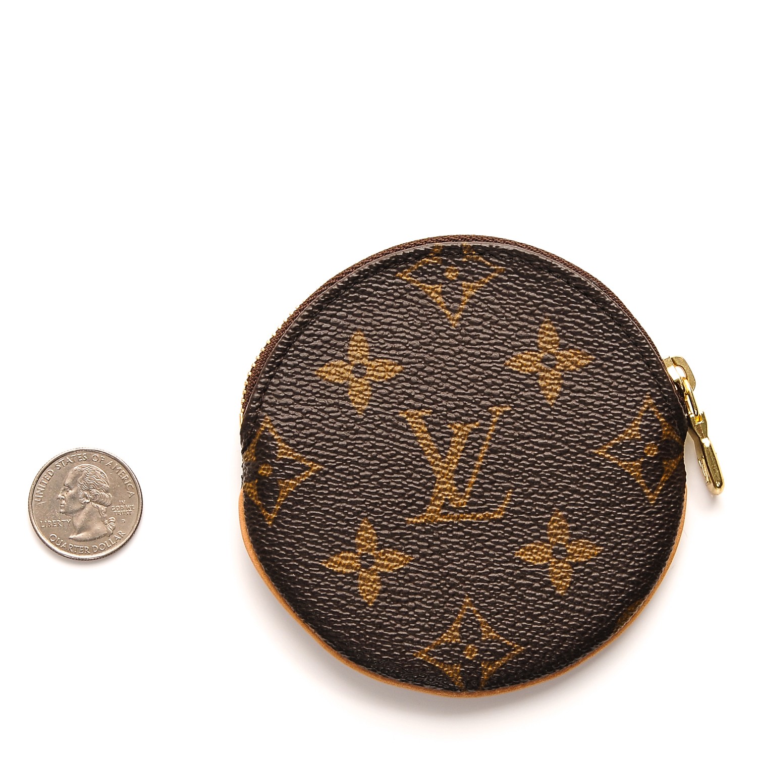 LOUIS VUITTON Monogram Round Coin Purse 201796 FASHIONPHILE