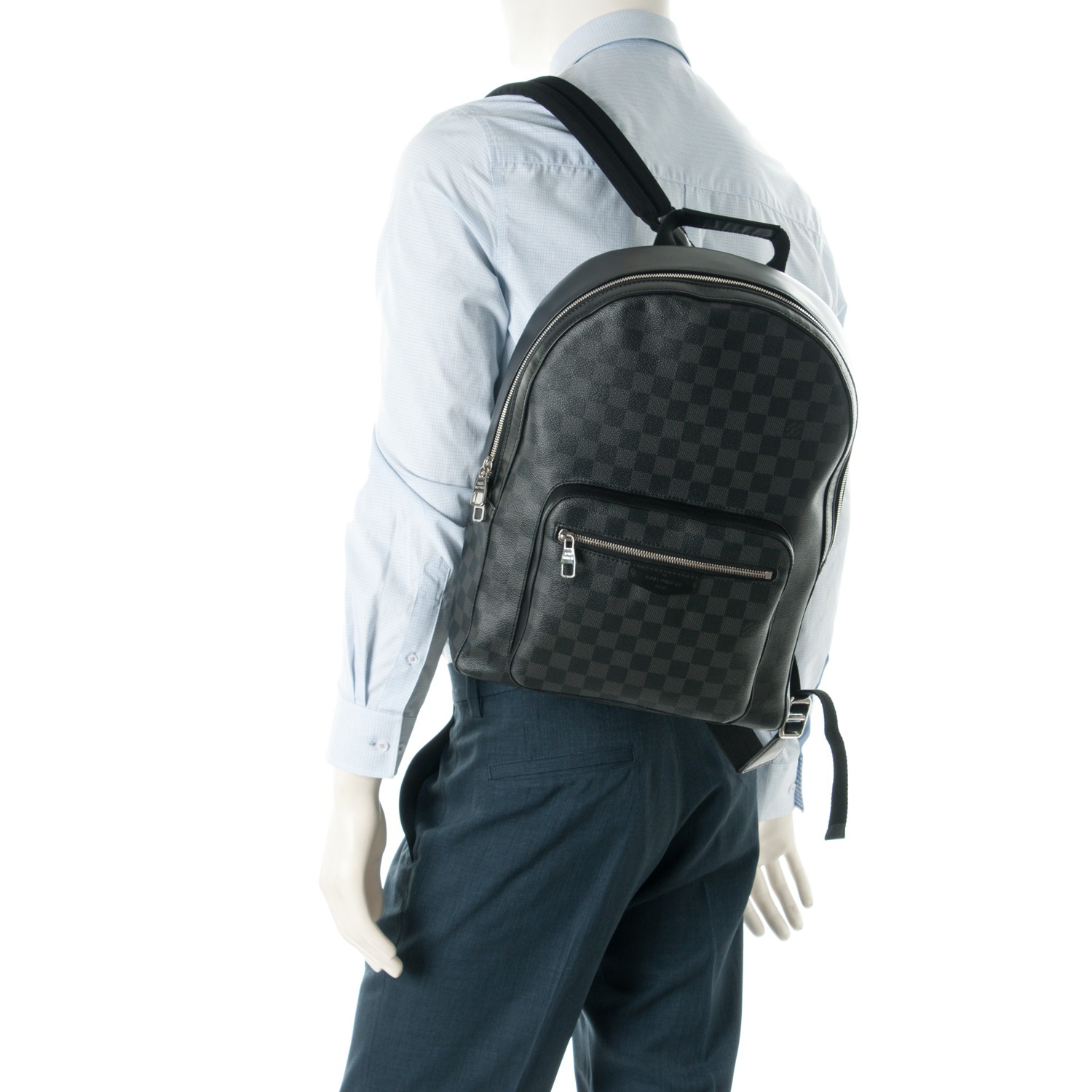 LOUIS VUITTON Damier Graphite Josh Backpack 176830