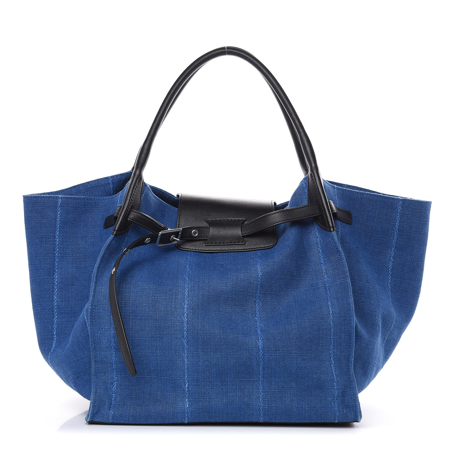 CELINE Denim Medium Big Bag Navy Blue 461113 | FASHIONPHILE