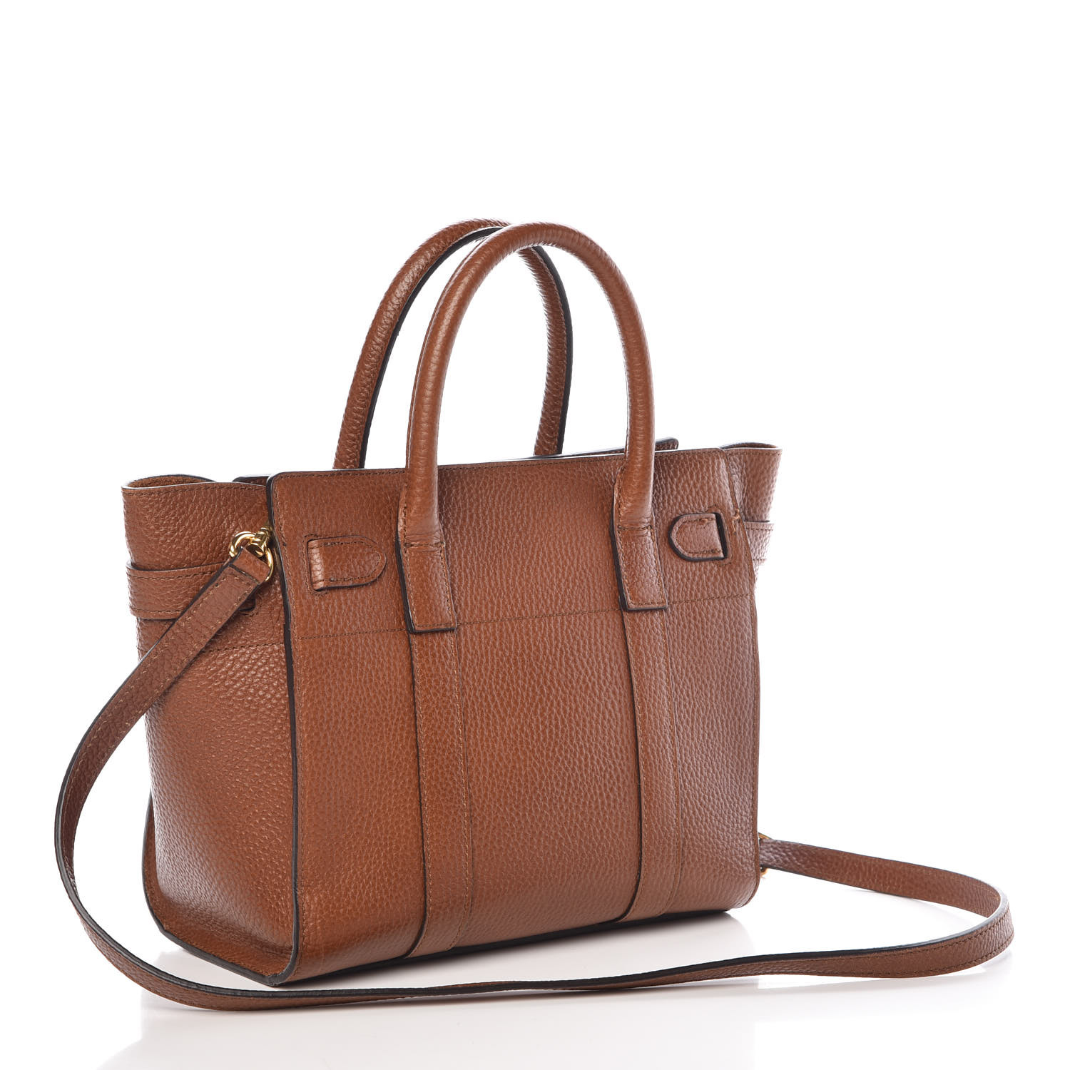 MULBERRY Small Classic Grain Mini Zipped Bayswater Oak 388107