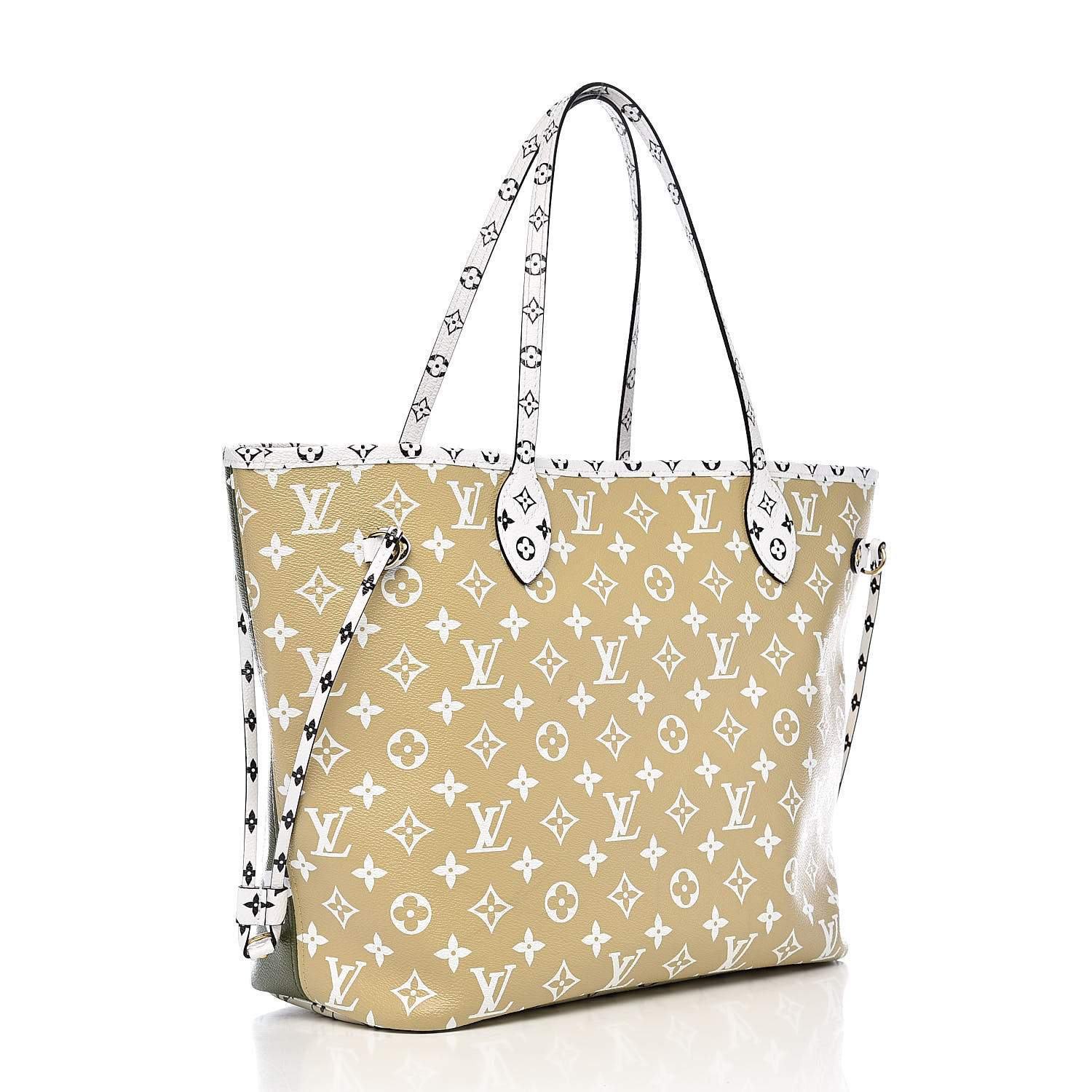 LOUIS VUITTON Monogram Giant Neverfull MM Kaki 523154