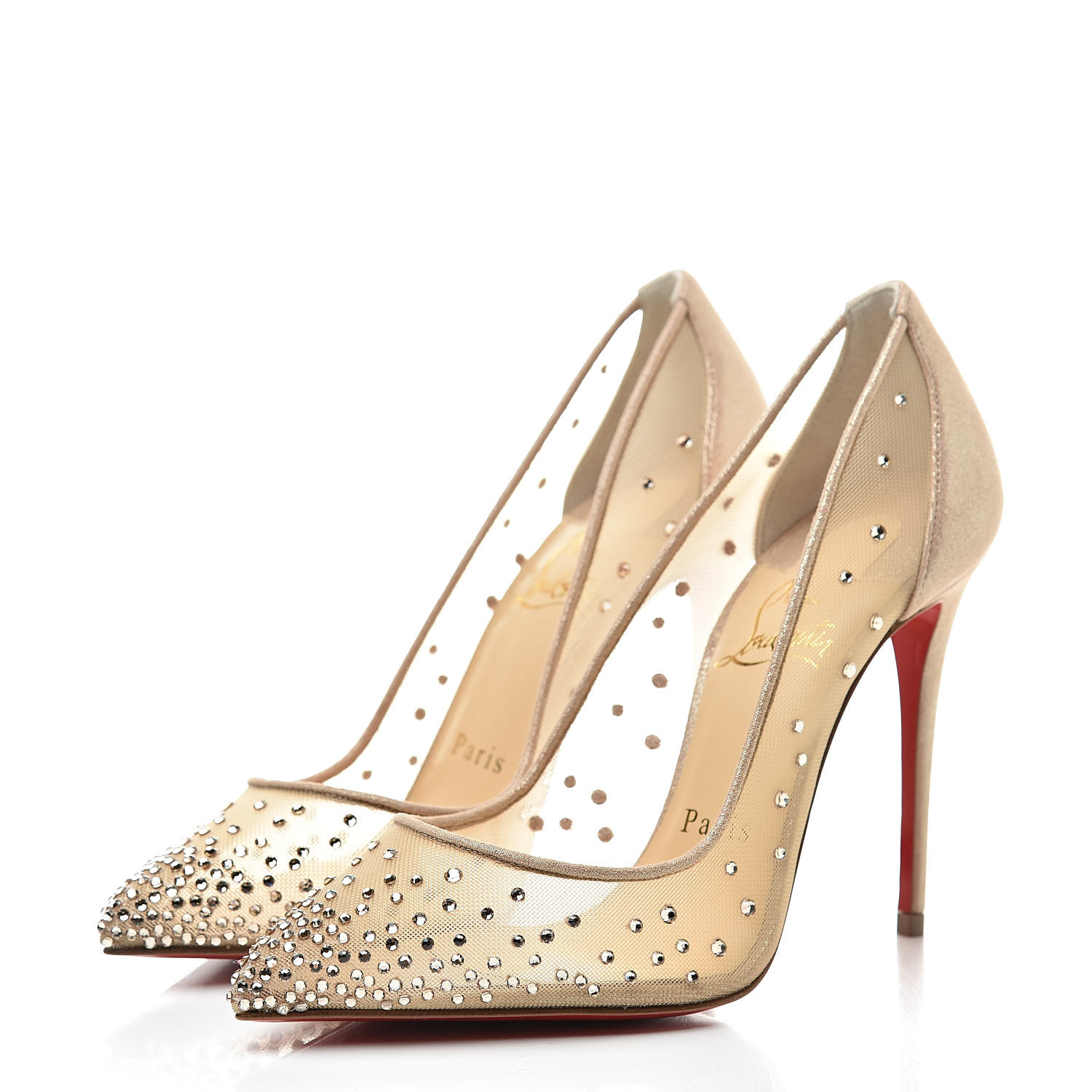 louboutin heels crystals