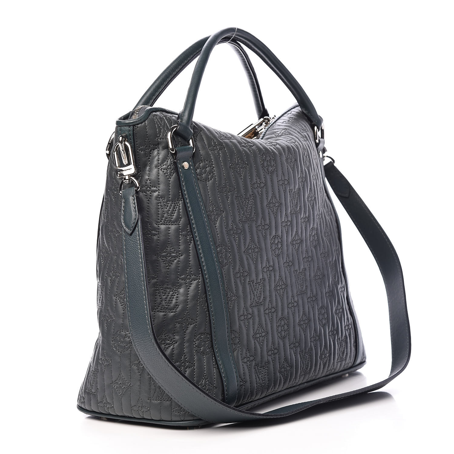 Louis Vuitton Grey Monogram Antheia Suede Ixia PM Bag