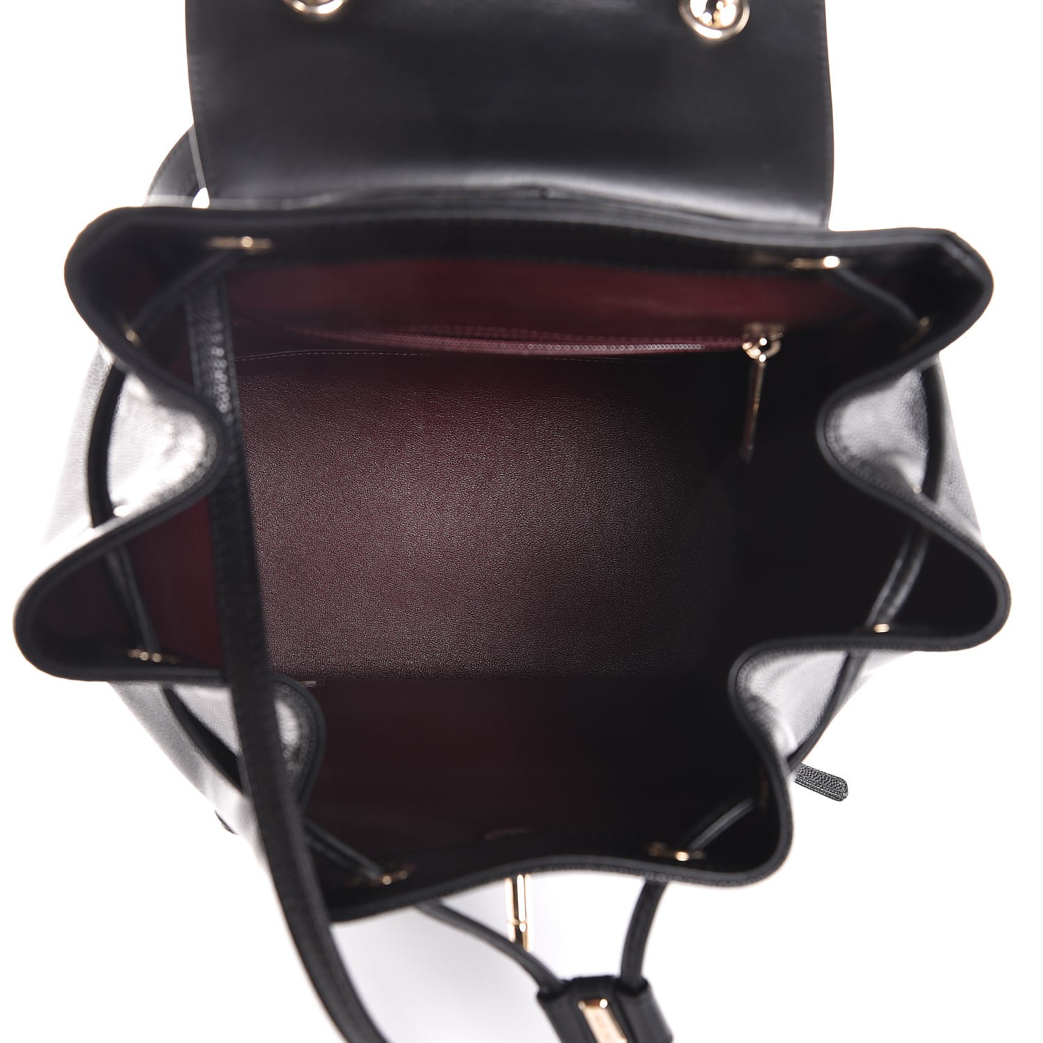 CHANEL Caviar Quilted Business Affinity Backpack Black 276511