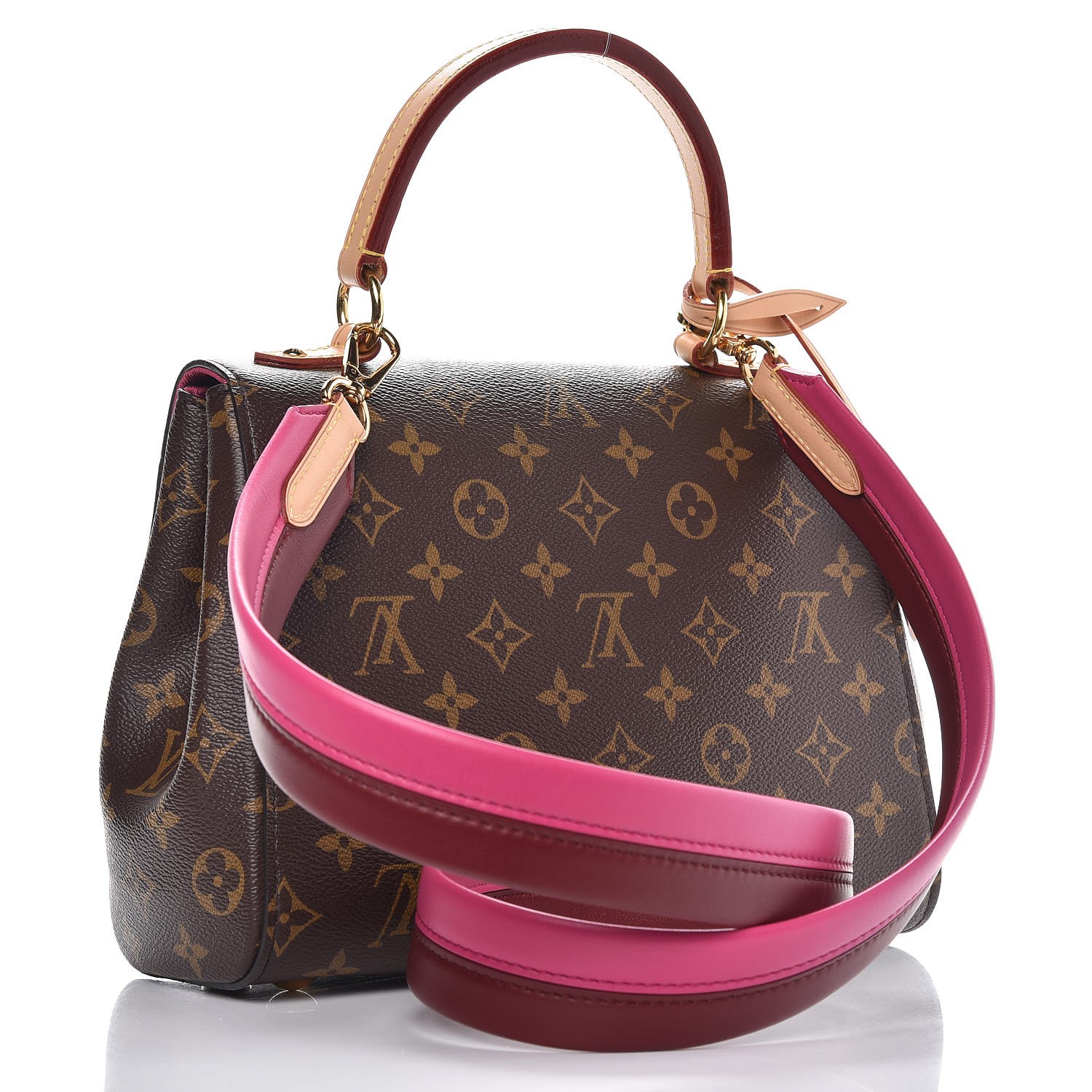 LOUIS VUITTON Monogram Cluny BB Pink 277096