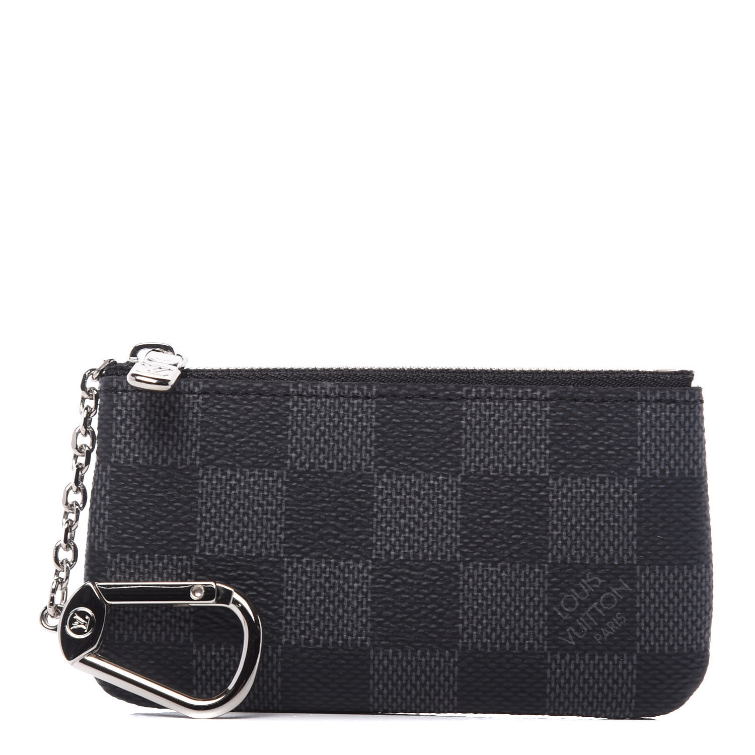 LOUIS VUITTON KEY POUCH IN DAMIER GRAPHITE - WHAT FITS INSIDE 