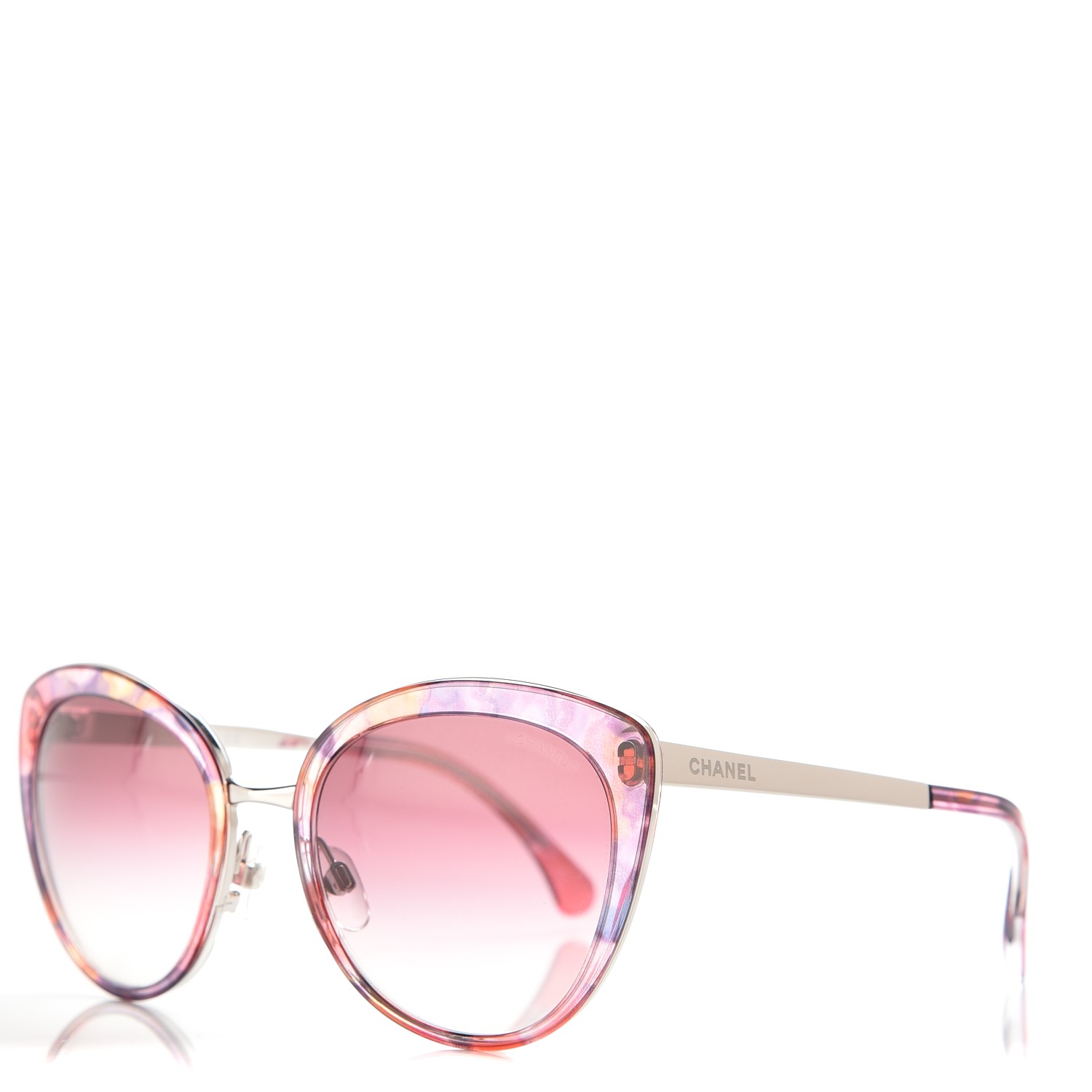 chanel butterfly eyeglasses pink