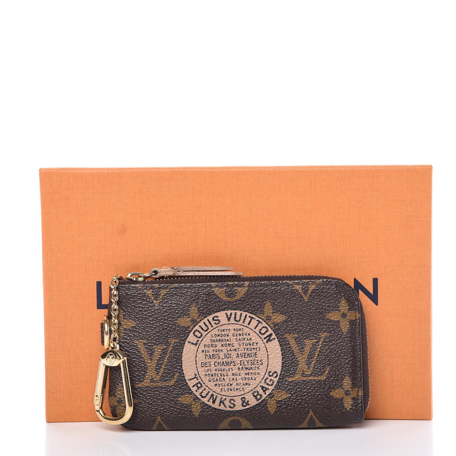 LOUIS VUITTON Monogram Complice Trunks and Bags Key Pouch 363990