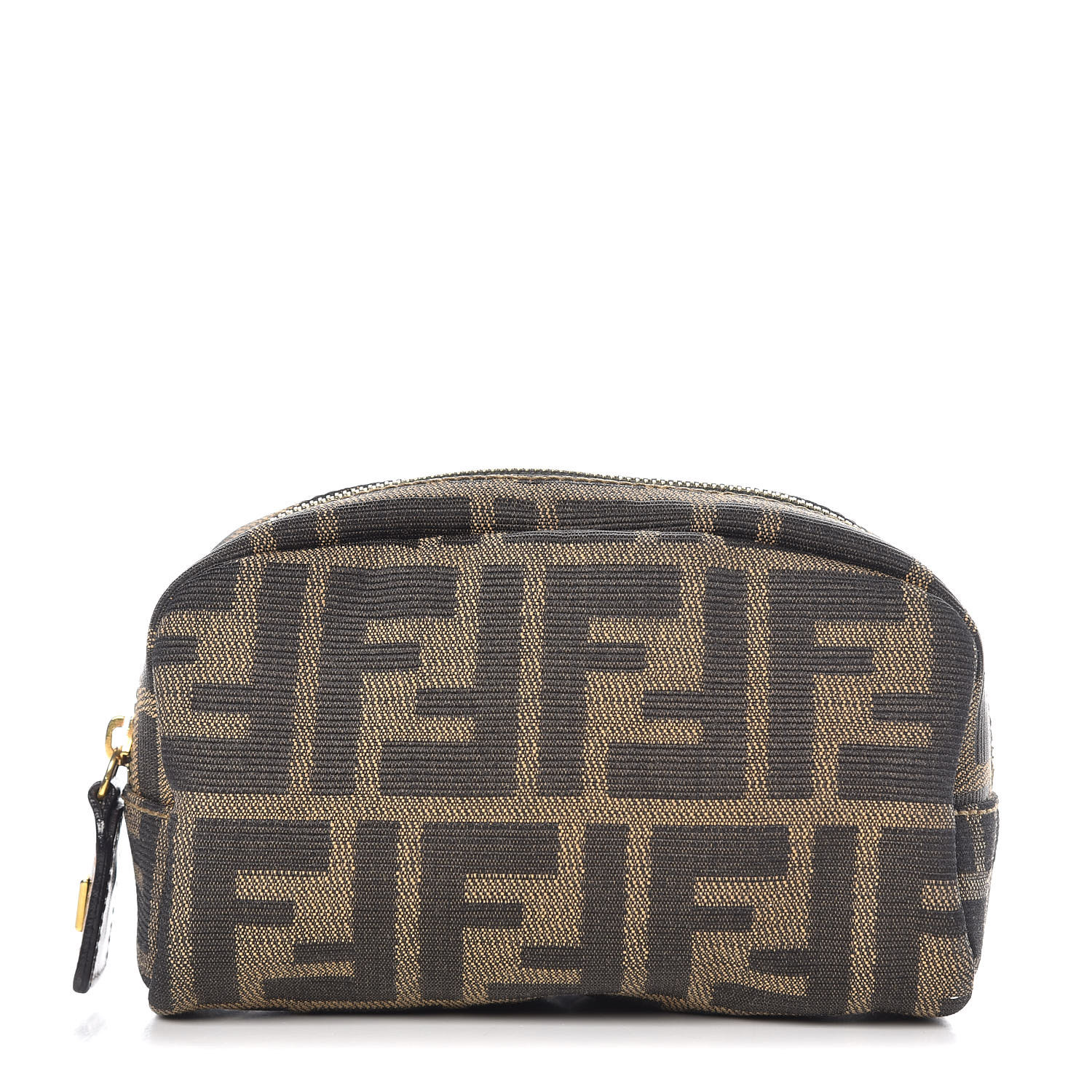 FENDI Zucca Cosmetic Case Tobacco 355590