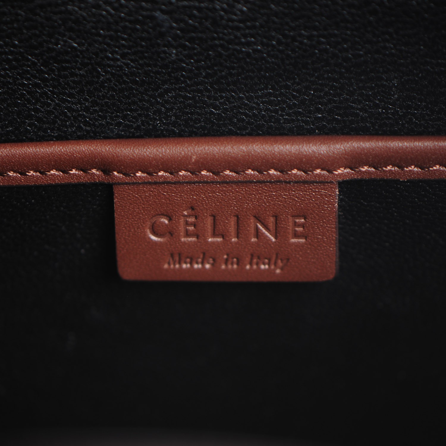 CELINE Bullhide Calfskin Tri-Color Micro Luggage Bright Red 115828 ...