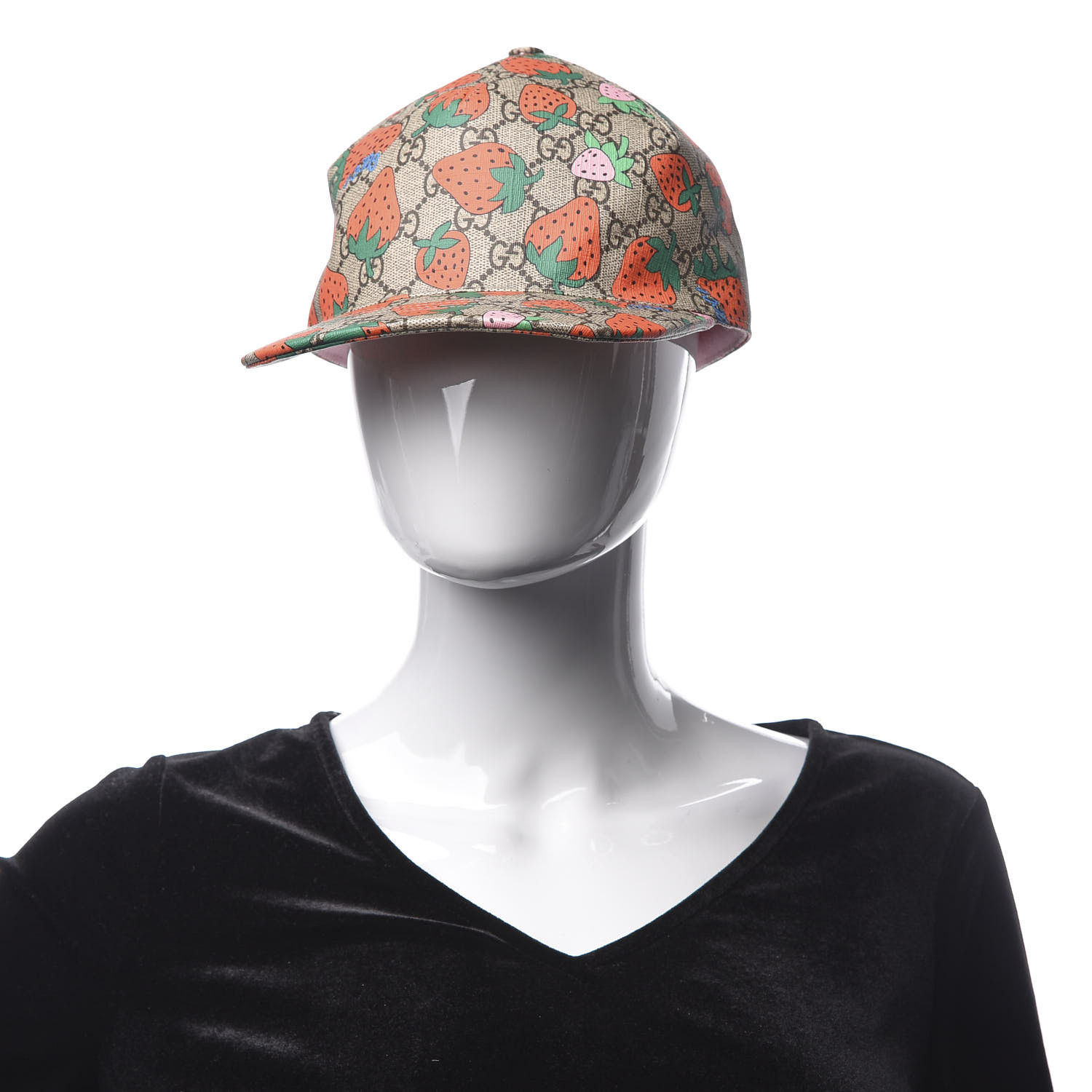 gucci strawberry bucket hat