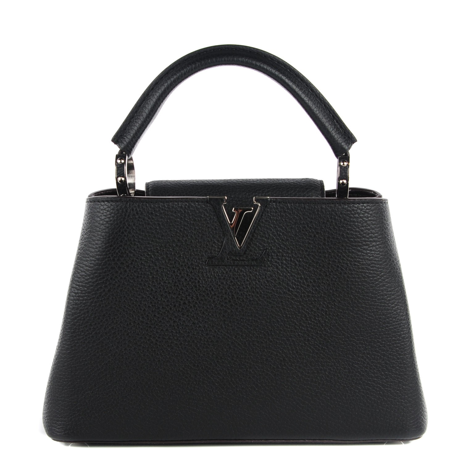 louis vuitton taurillon capucines bb black