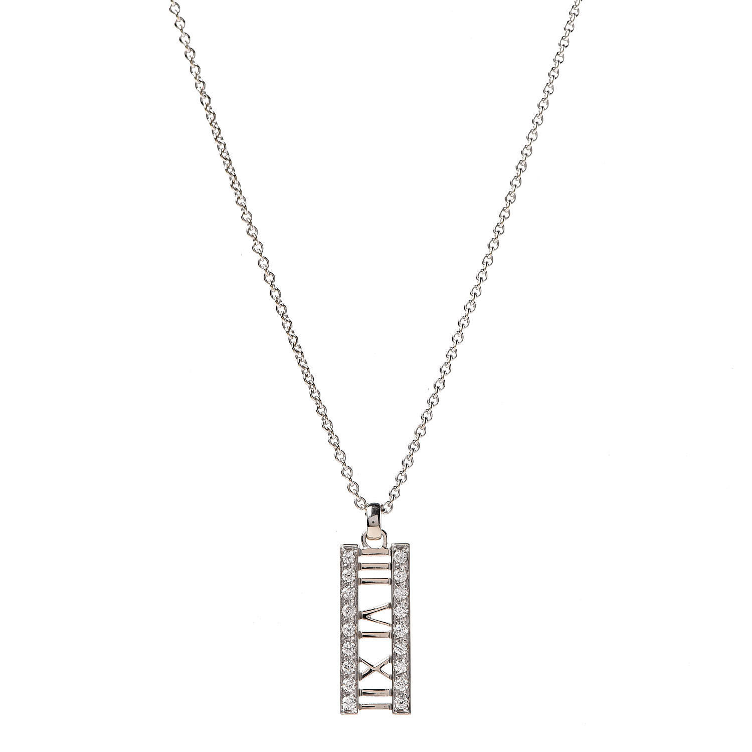 tiffany atlas bar necklace