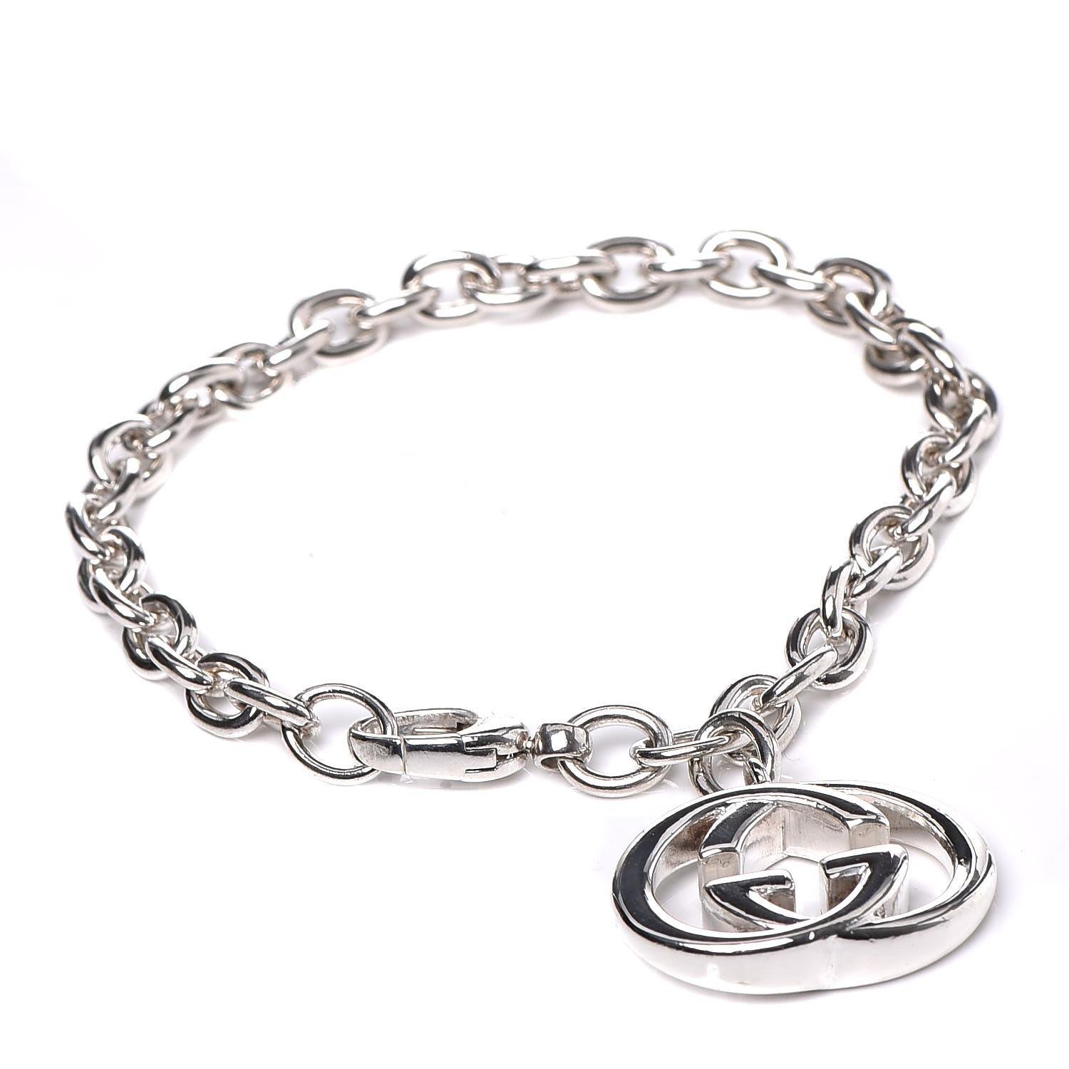gucci silver britt bracelet