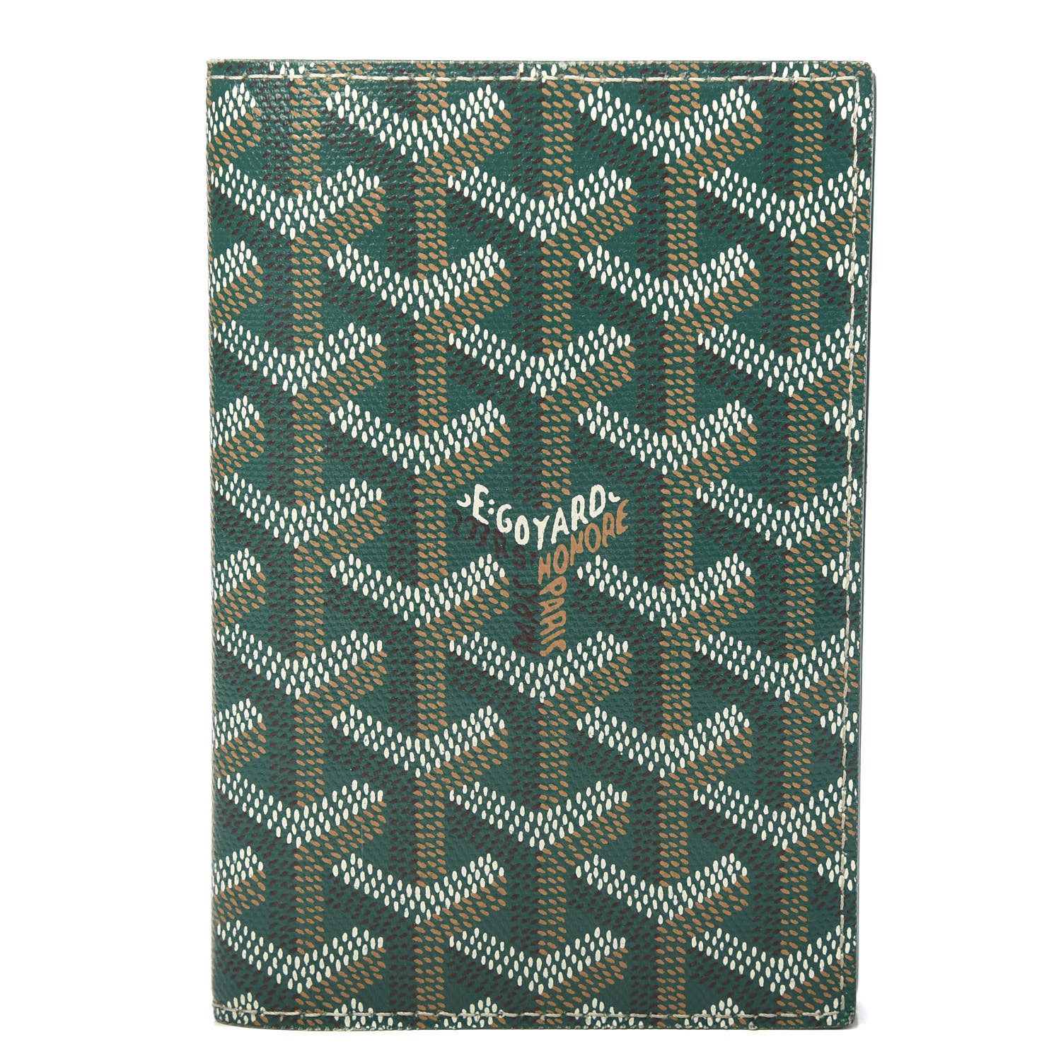 goyard wallet green