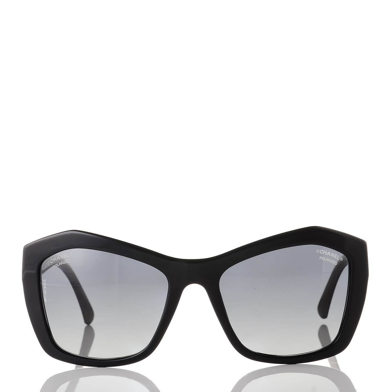 CHANEL Lace Effect Sunglasses 5296-A Black 289840
