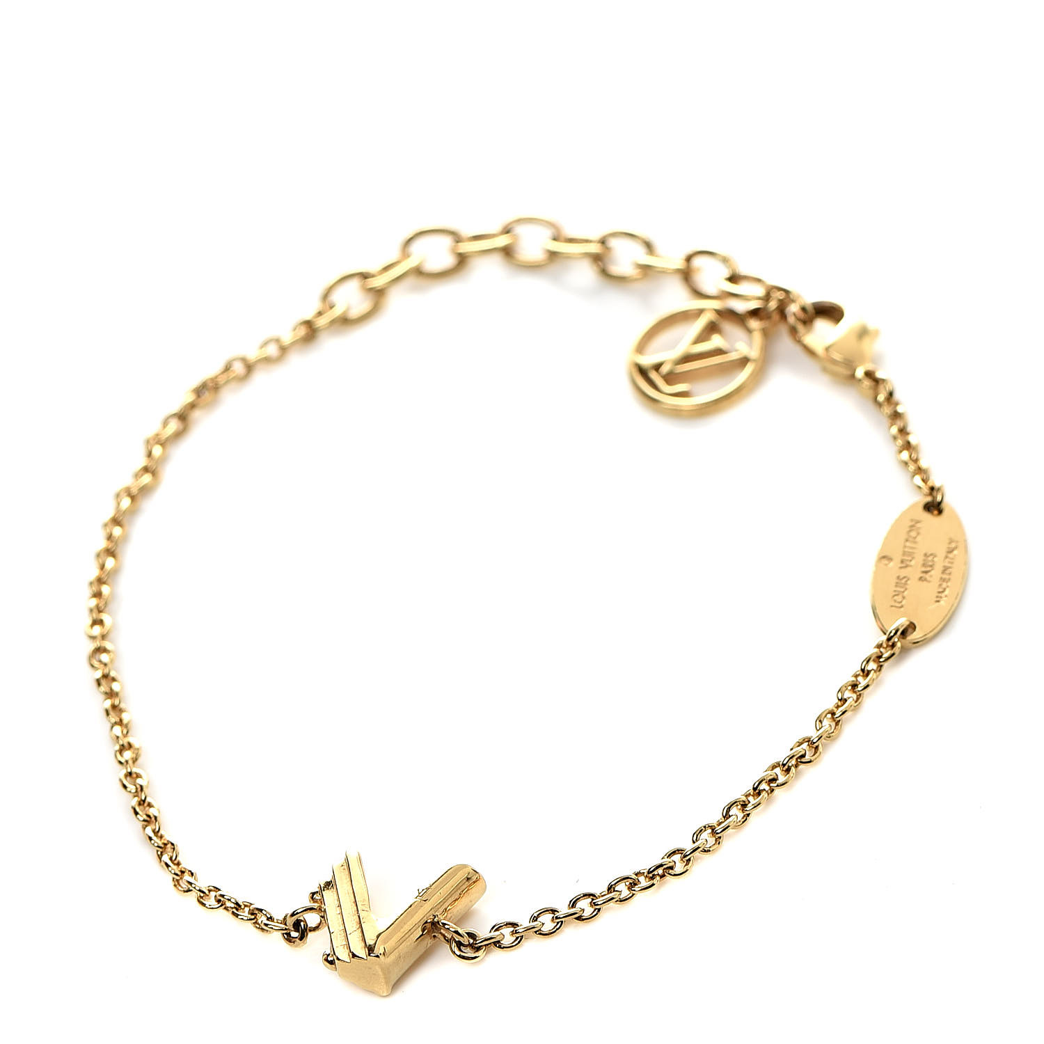 LOUIS VUITTON Essential V Bracelet Gold 531571