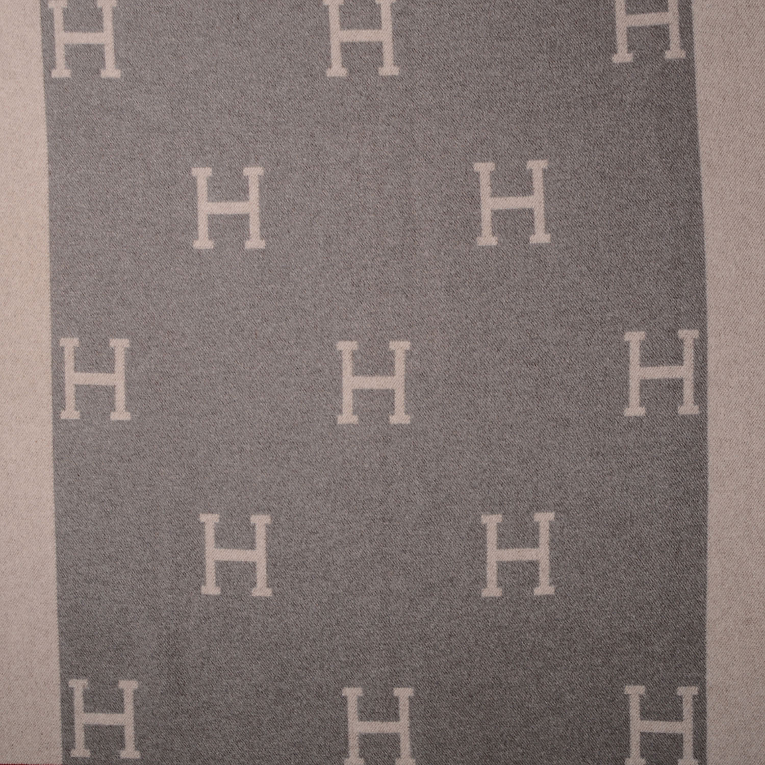 grey hermes blanket