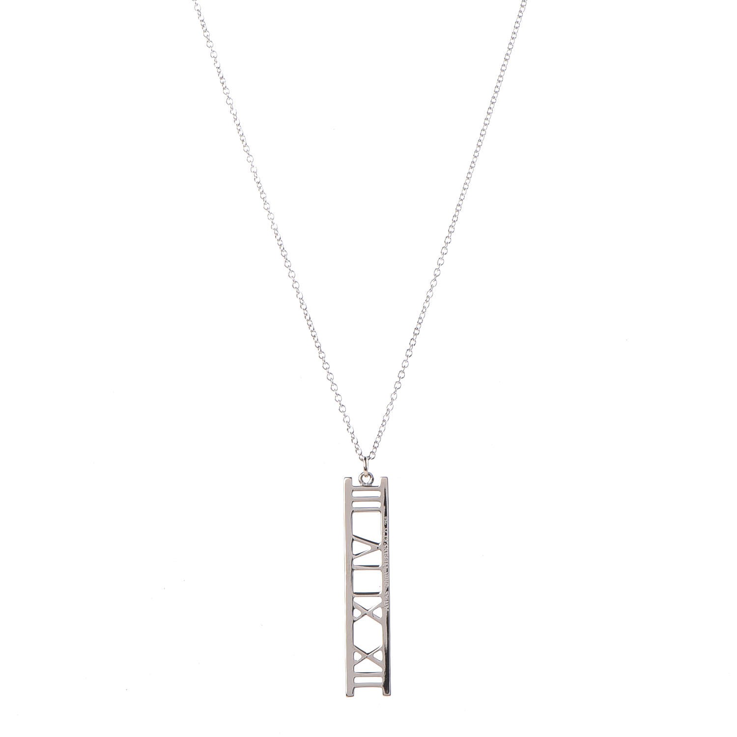 tiffany atlas bar necklace