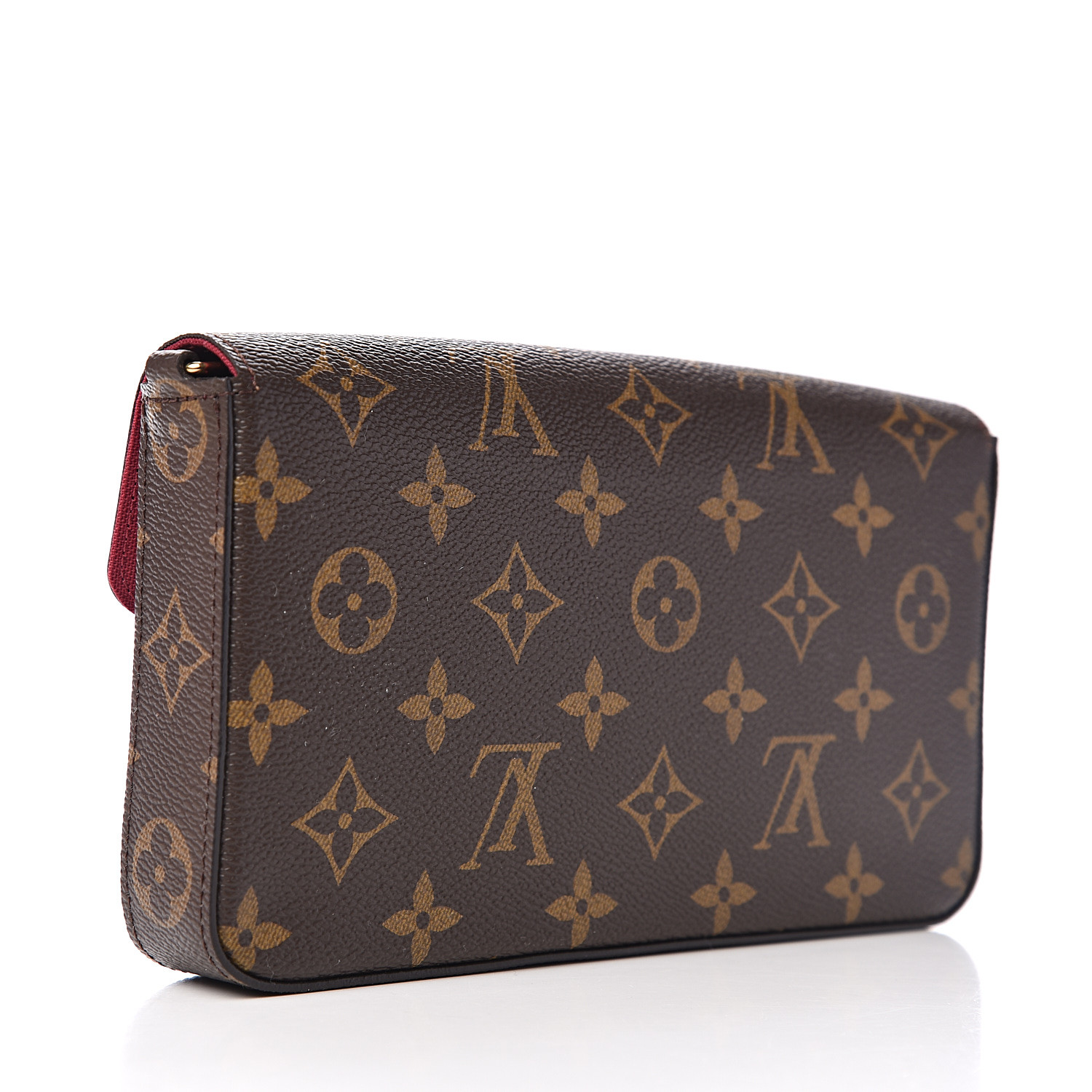 Louis Vuitton Pochette Felicie Fuschia with Inserts Brown Monogram