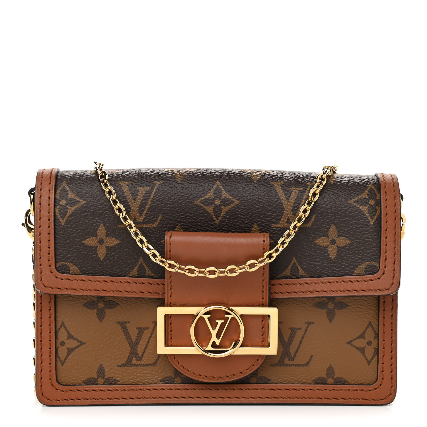 lv dauphine chain wallet