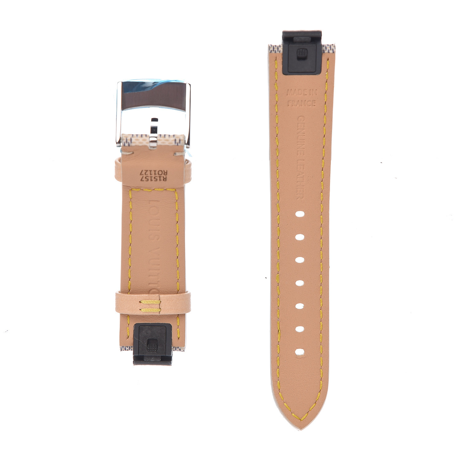 LOUIS VUITTON Nano Damier Azur Tambour 10mm Watch Strap 469259