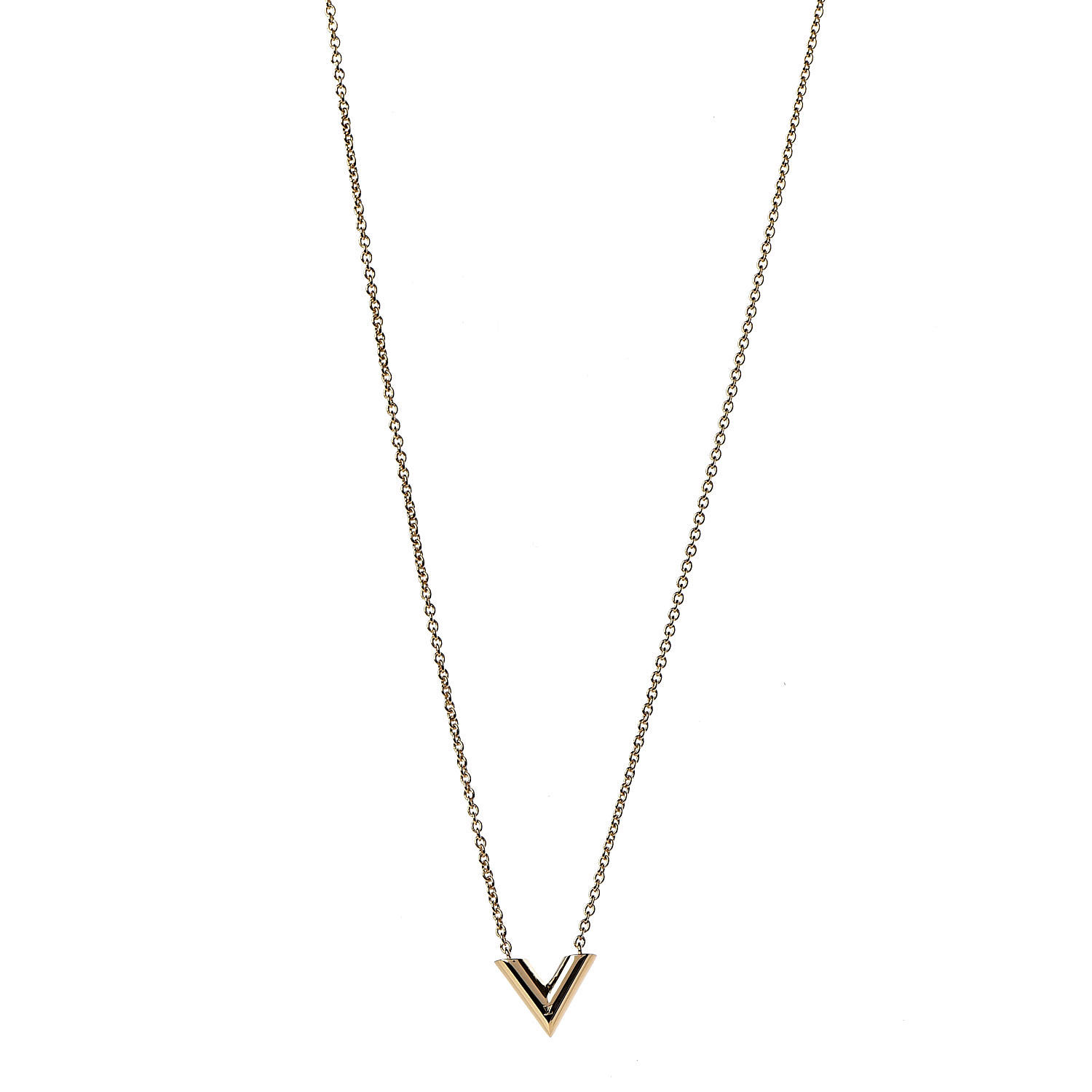 Louis Vuitton 2018-19FW Essential V Necklace (M61083)