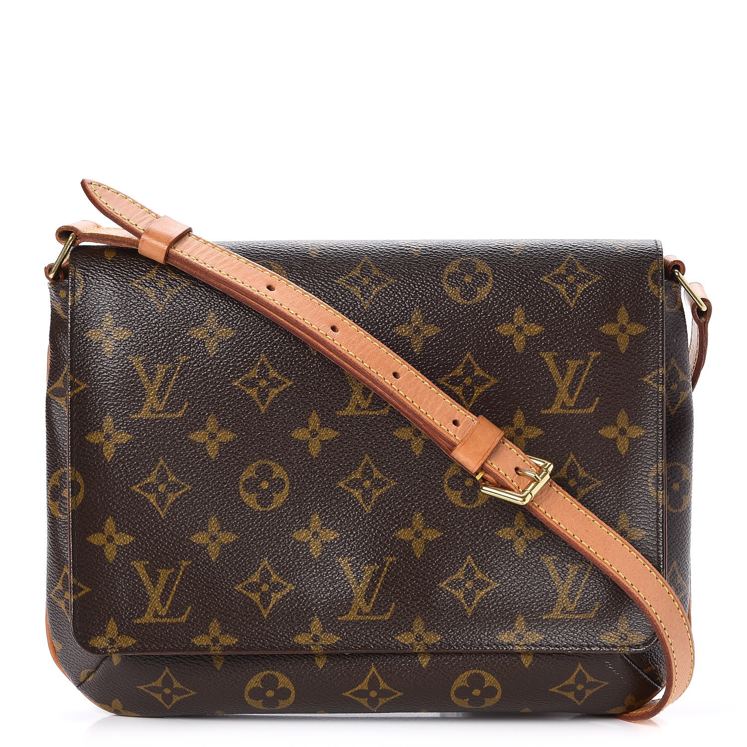 Pre-owned Louis Vuitton 2000 Monogram Musette Tango Short Strap In