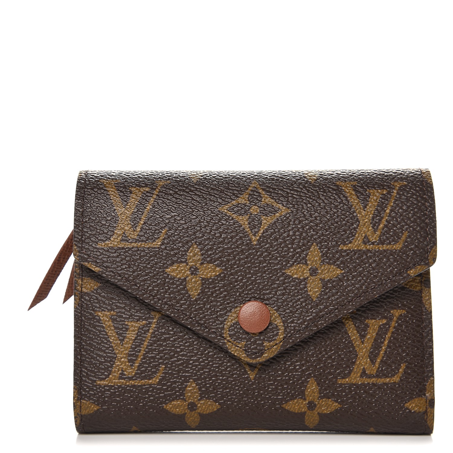 LOUIS VUITTON Monogram Victorine Wallet Armagnac Brown 248142