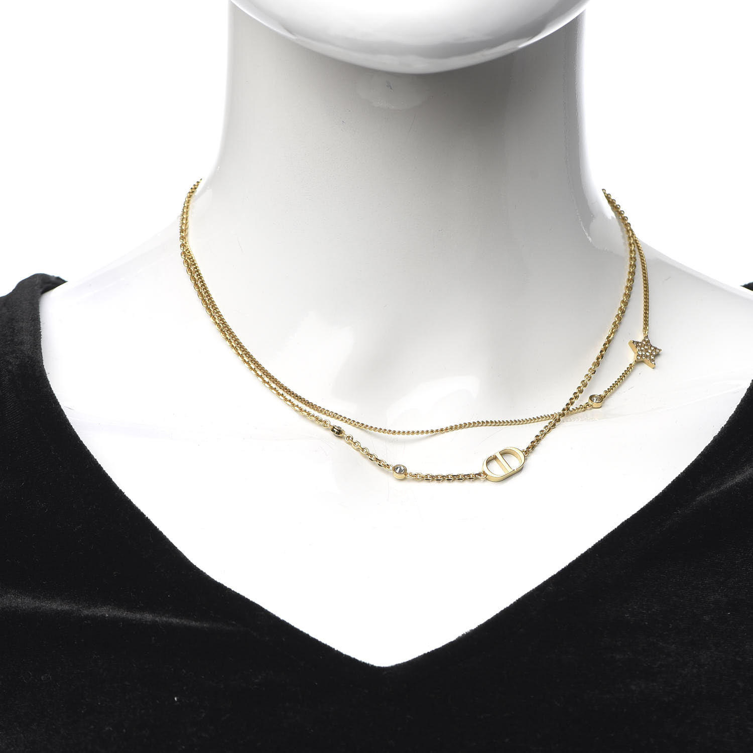 Petit Cd Double Necklace 2024 ozogama.lt