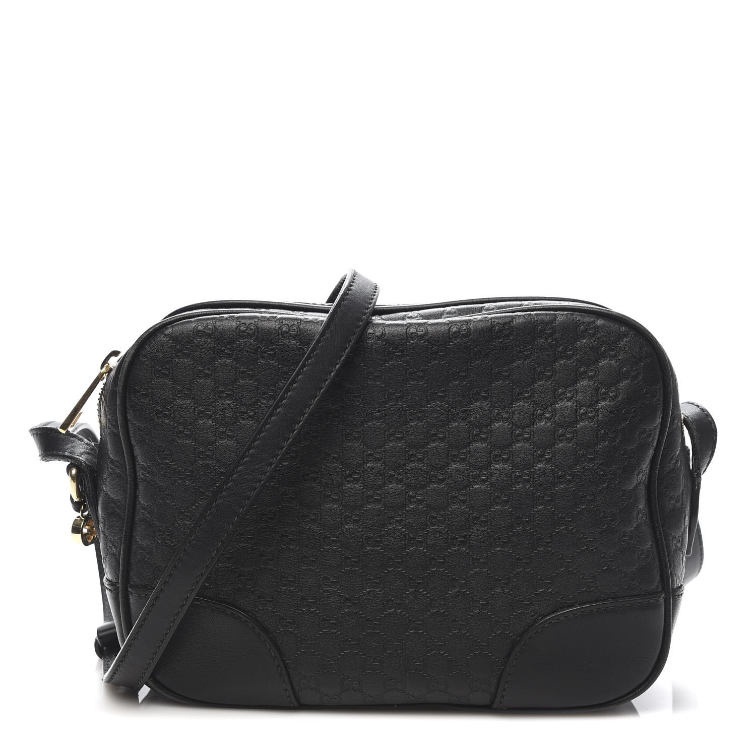 gucci microguccissima mini bree messenger bag black