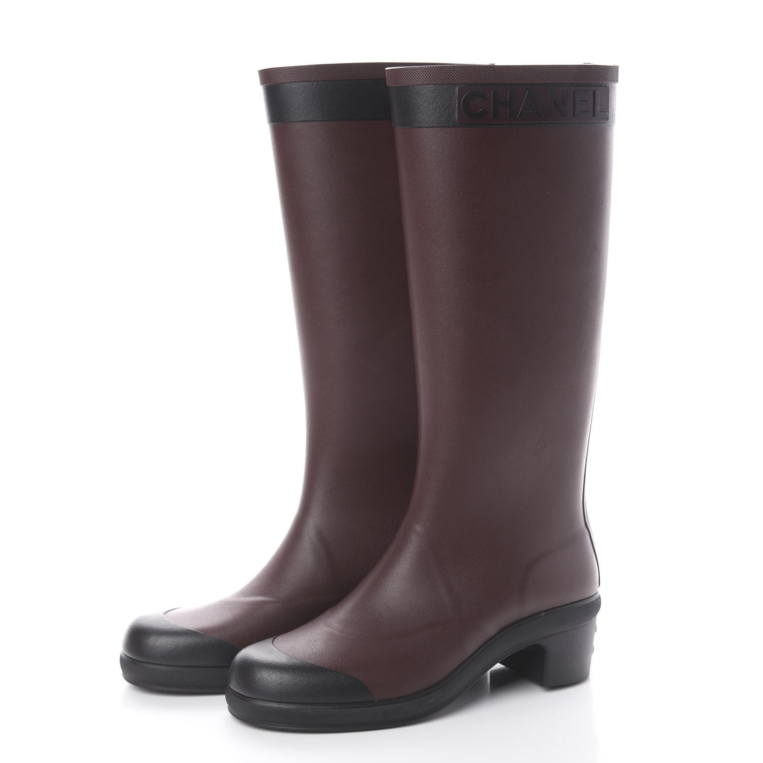 burgundy rain boots