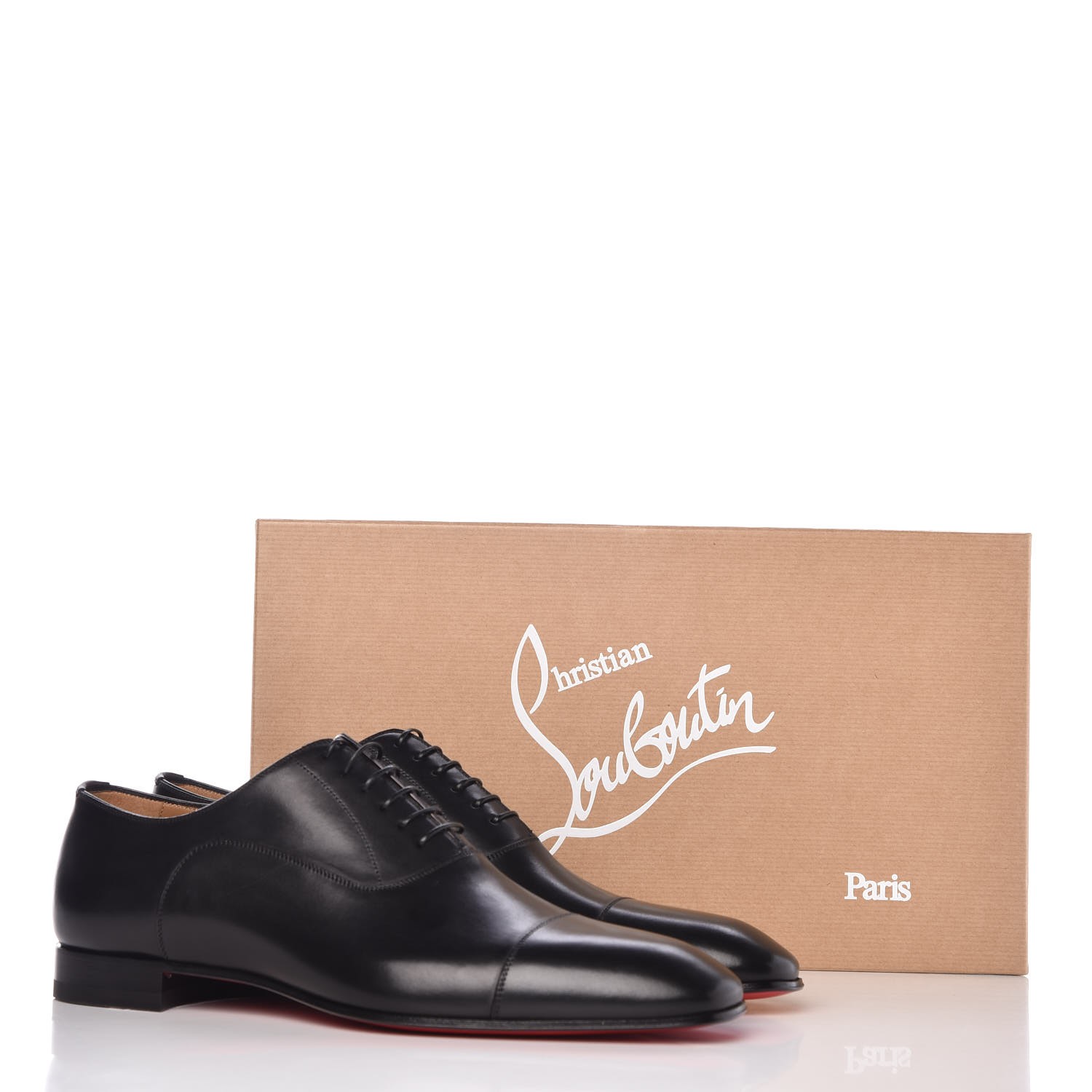 christian louboutin taupe suede greggo flat oxfords