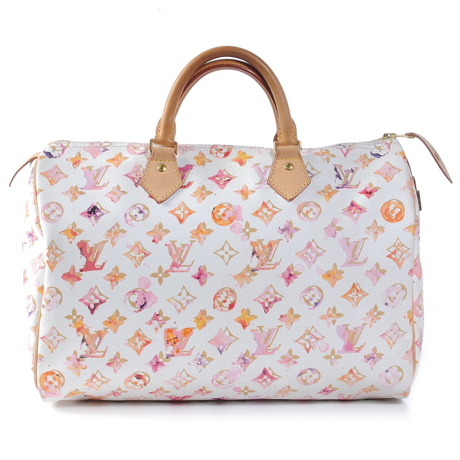 LOUIS VUITTON Watercolor Aquarelle Speedy 30 White 51536