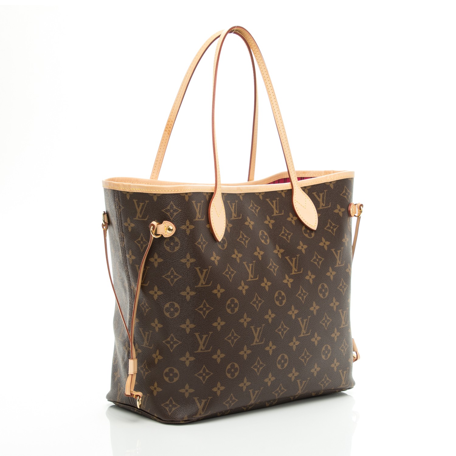 LOUIS VUITTON Monogram Hawaii V Neverfull MM Hot Pink 183753