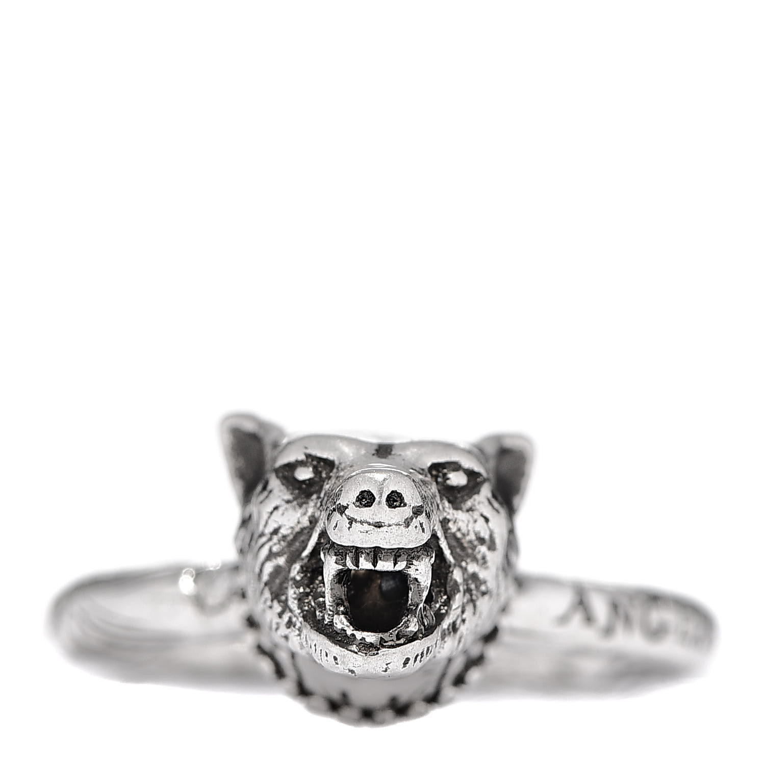 GUCCI Sterling Silver Anger Forest Wolf 