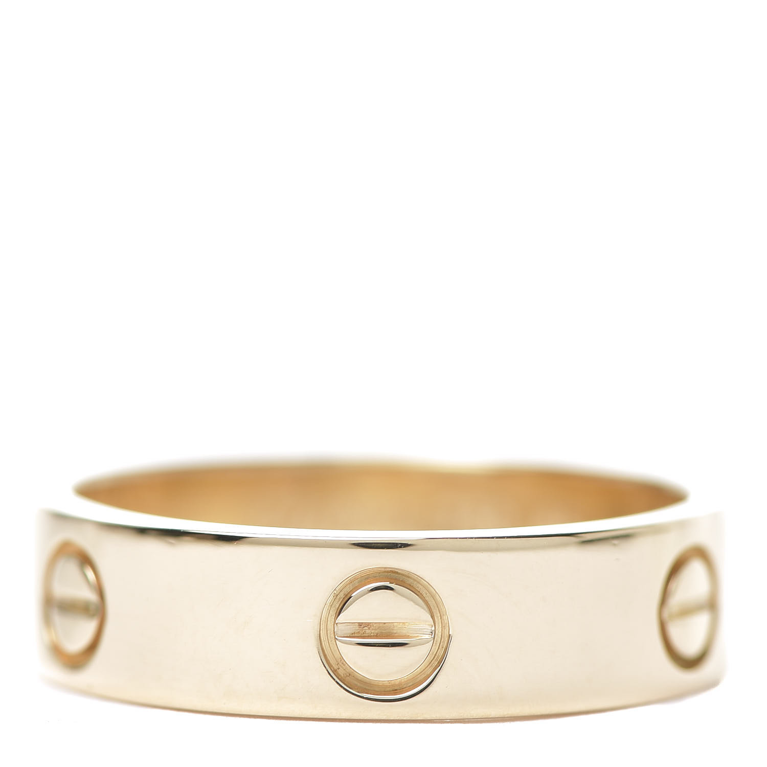CARTIER 18K Yellow Gold 5.5mm LOVE Ring 