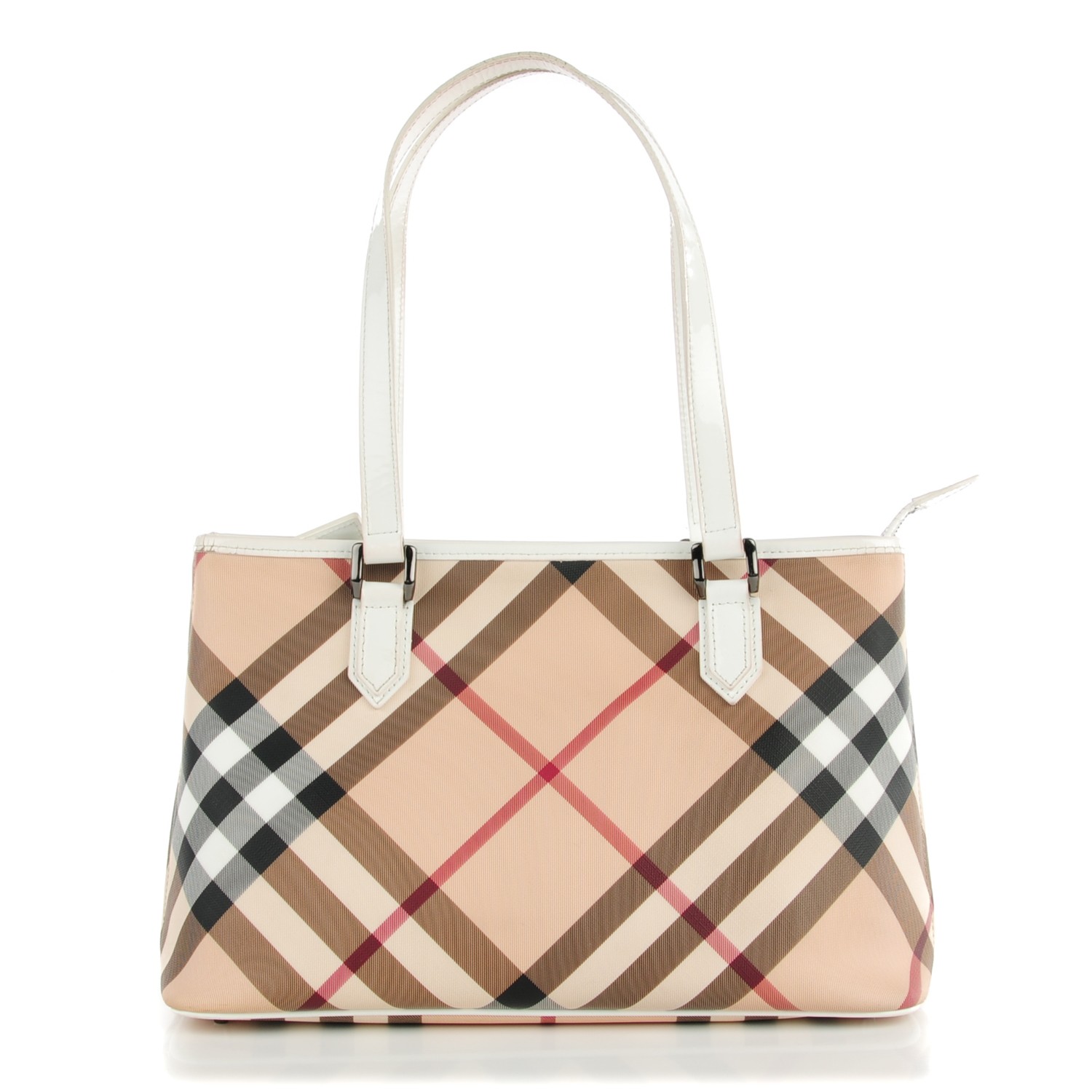 burberry purse white