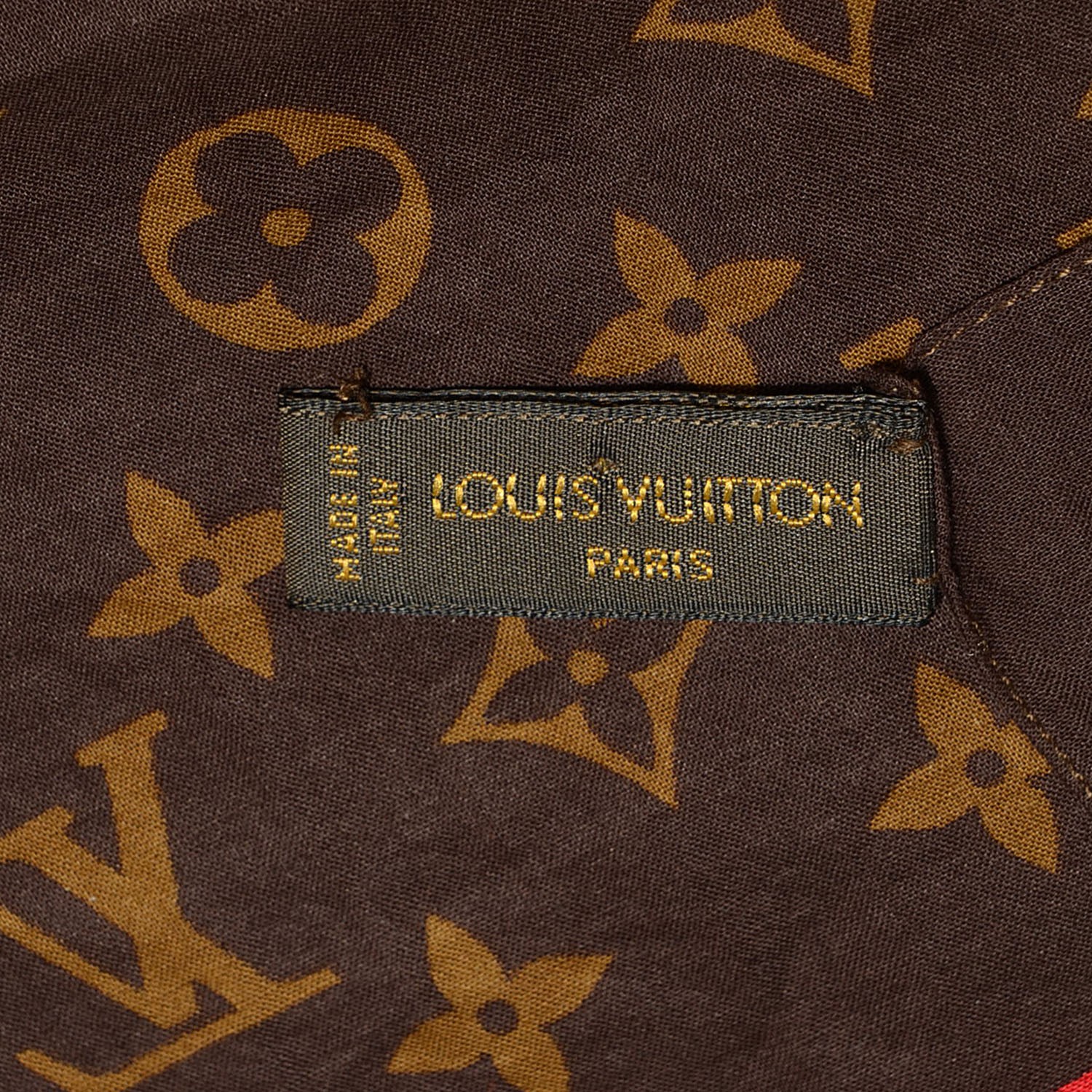 louis vuitton red bandana