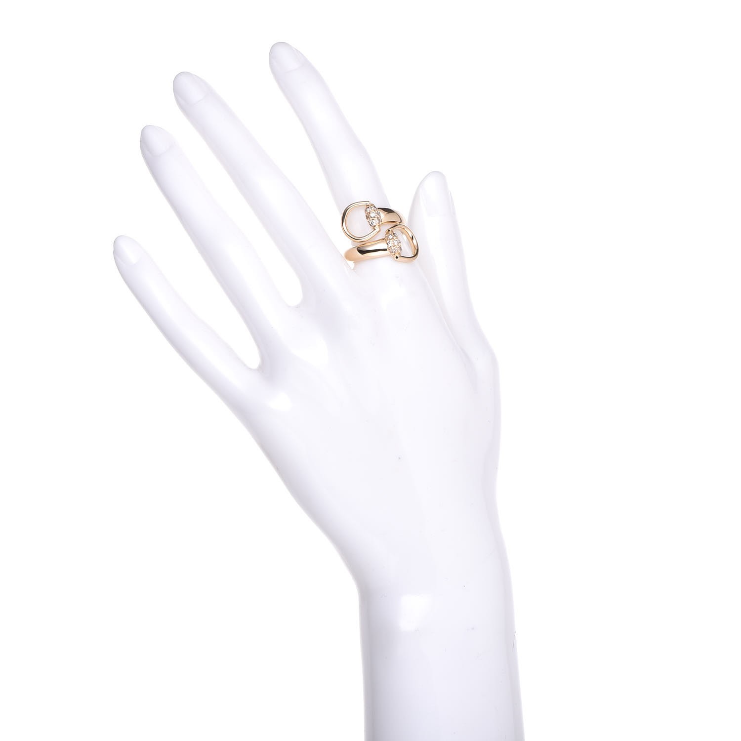 gucci horsebit diamond ring