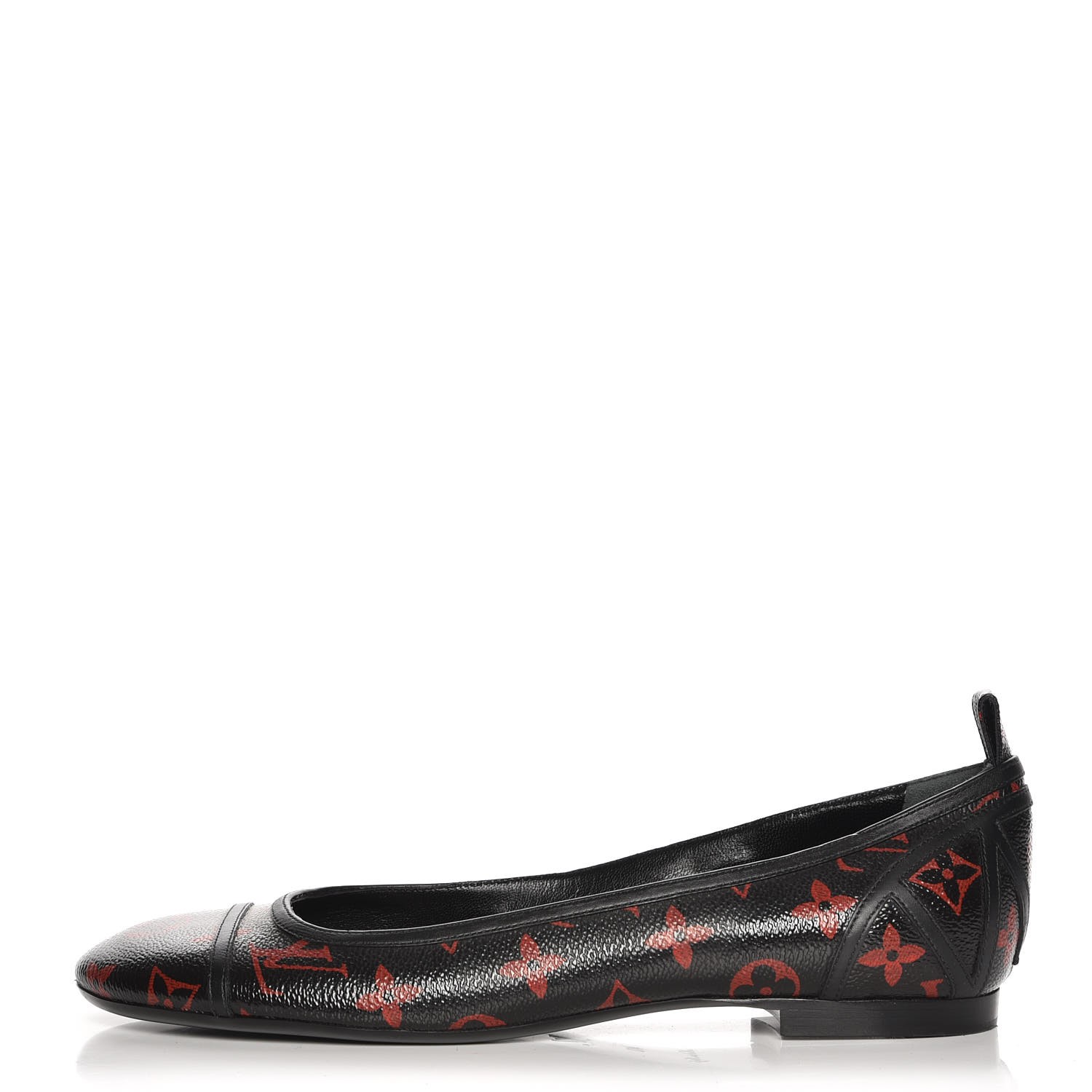 monogram ballet flats