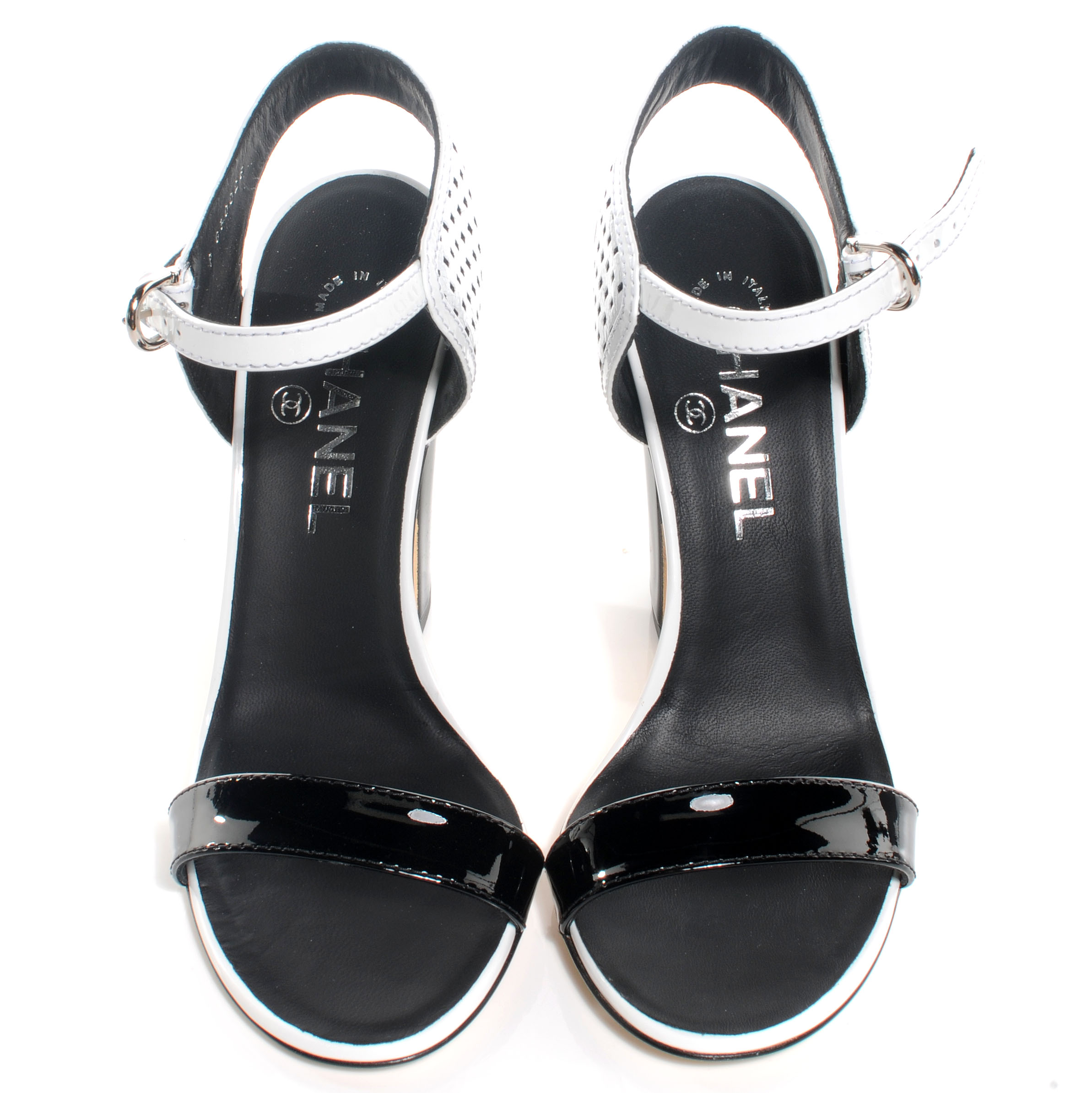 chanel calfskin sandals