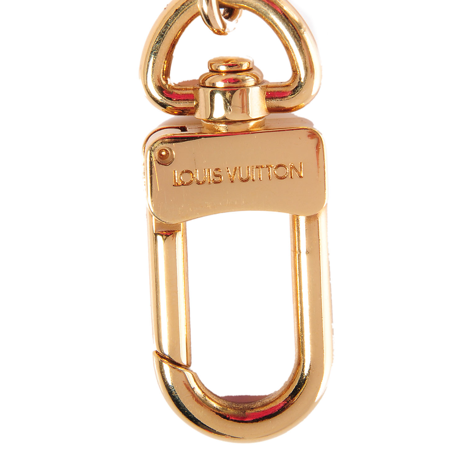 LOUIS VUITTON Pochette Extender Key Ring Gold 68917