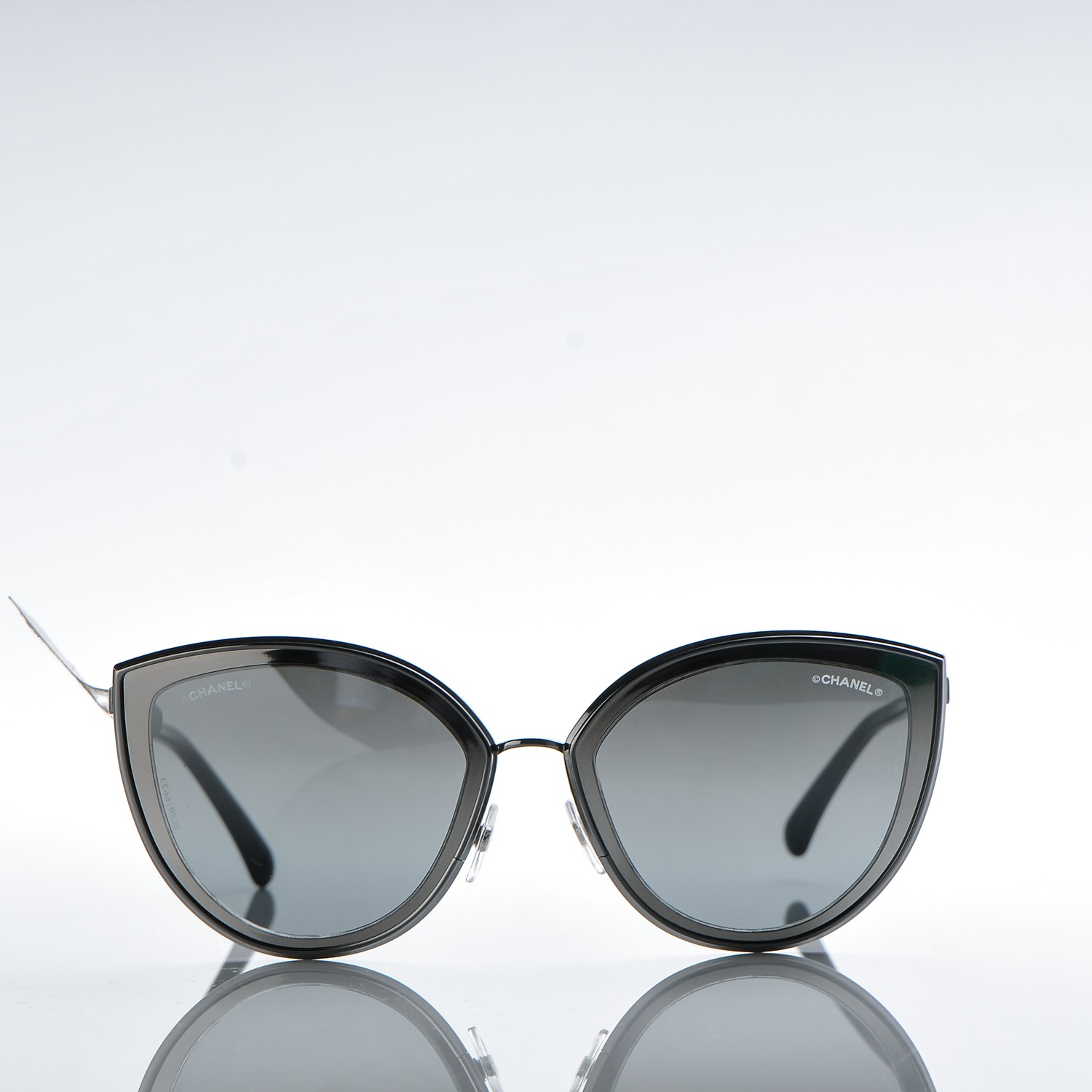 chanel silver sunglasses