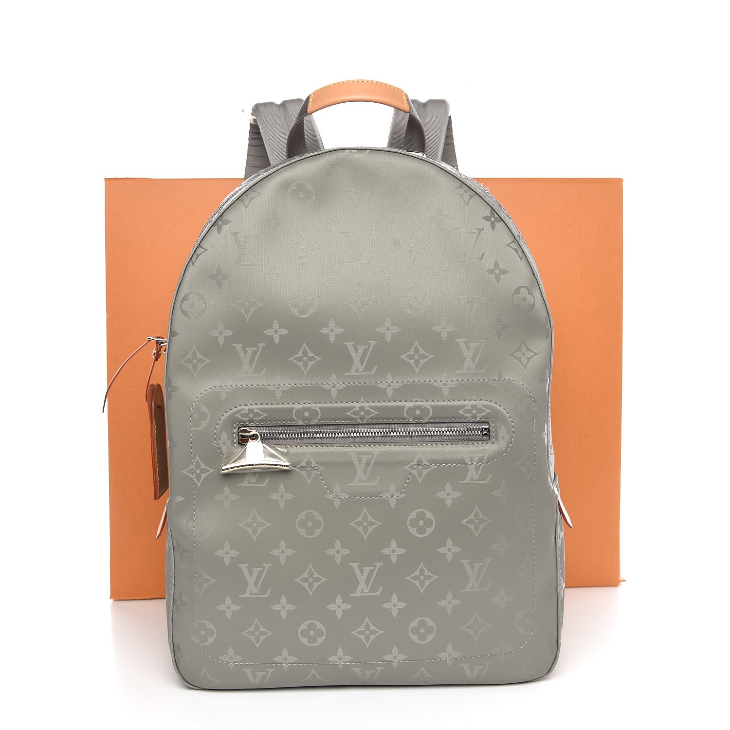 LOUIS VUITTON Monogram Titanium Backpack PM 284747